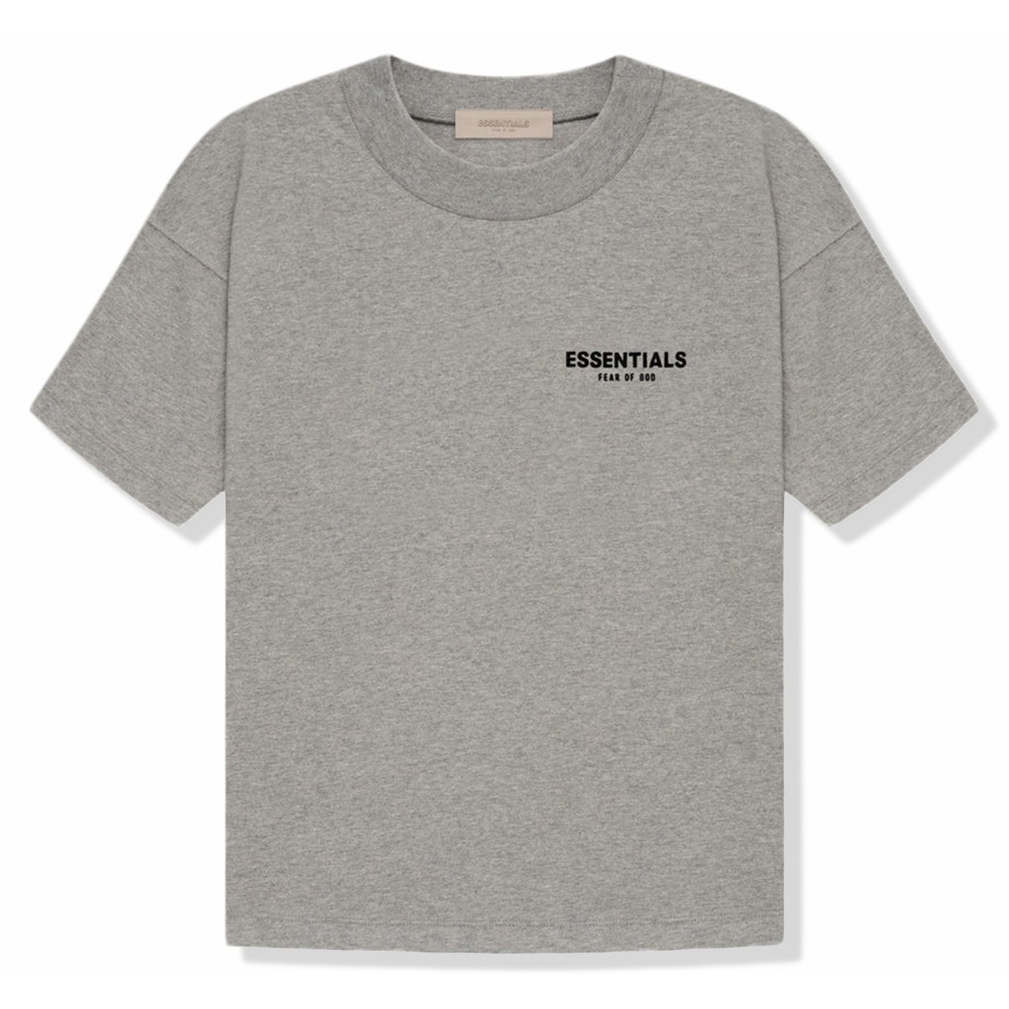 Fear Of God Essentials Dark Oatmeal T-Shirt | SS22 Collection | Men's Casual Streetwear Tee for Everyday Wear & Layering