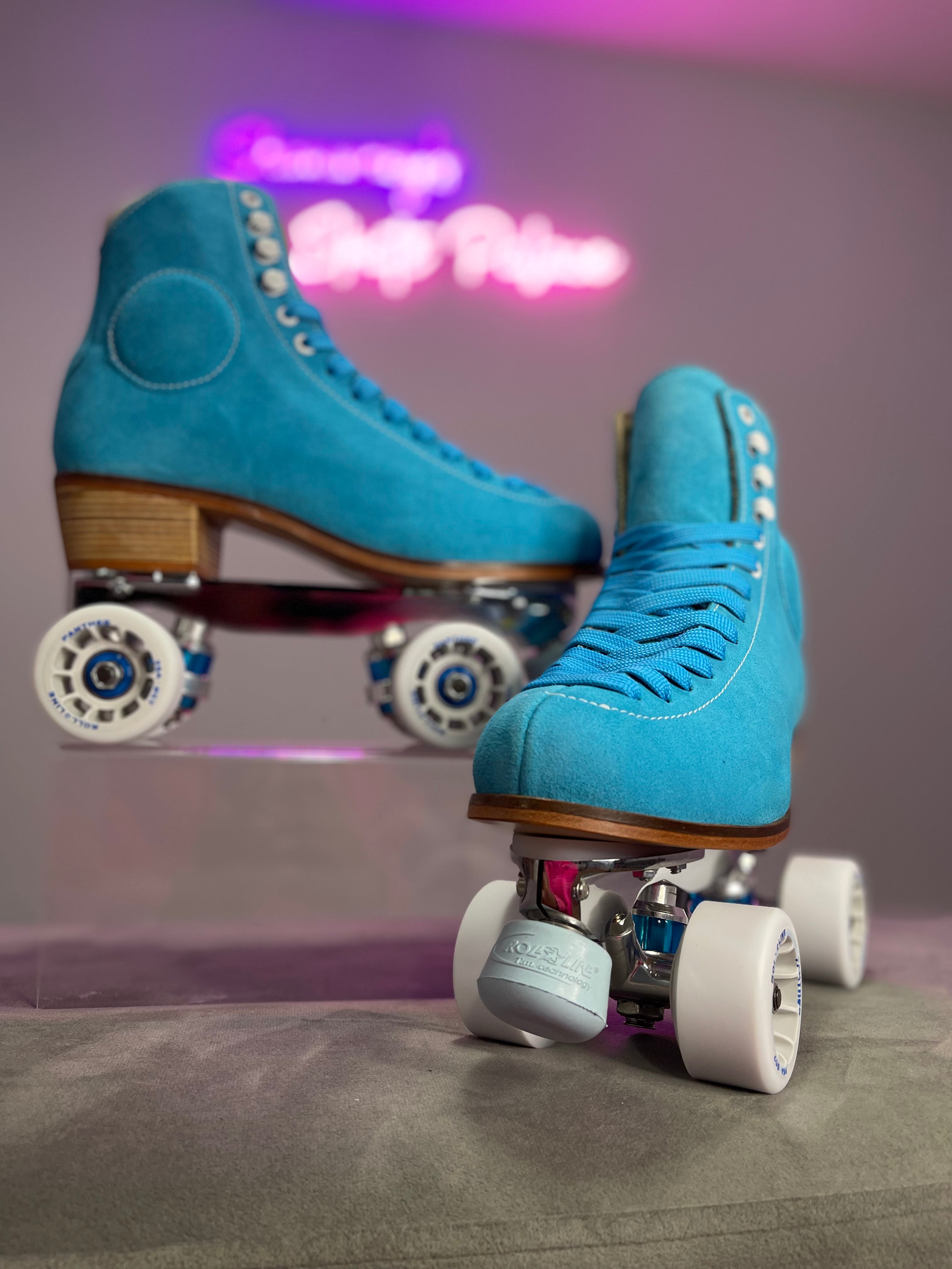 Unique Blue'd Up WIFA Street Suede Turquoise Sneakers - Stylish & Comfortable for Urban Fashion & Casual Wear