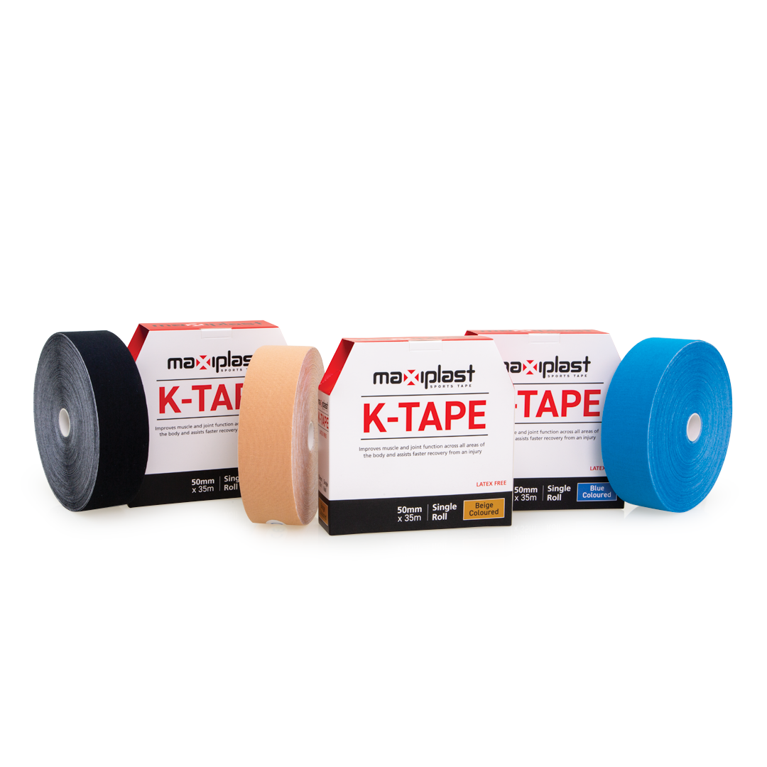 Maxiplast K Tape 50mm x 35m - Heavy Duty Waterproof Adhesive Tape for Packaging, Shipping & Repairs - Ideal for Box Sealing, Pipe Fixing & Home DIY Projects