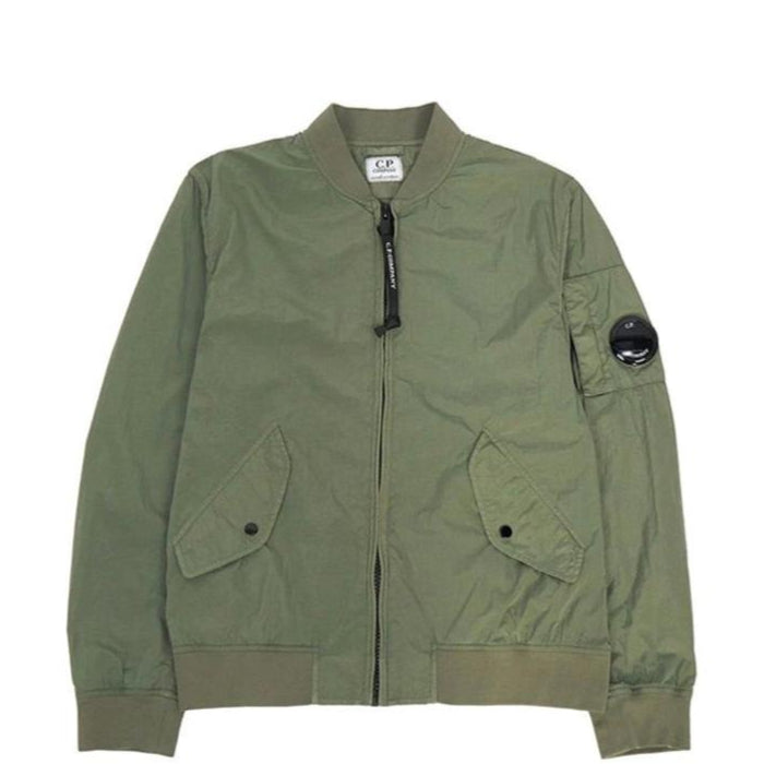 CP Company Junior Chrome R Bomber Jacket for Boys - Lightweight Waterproof Windbreaker Jacket for Outdoor Sports & Casual Wear