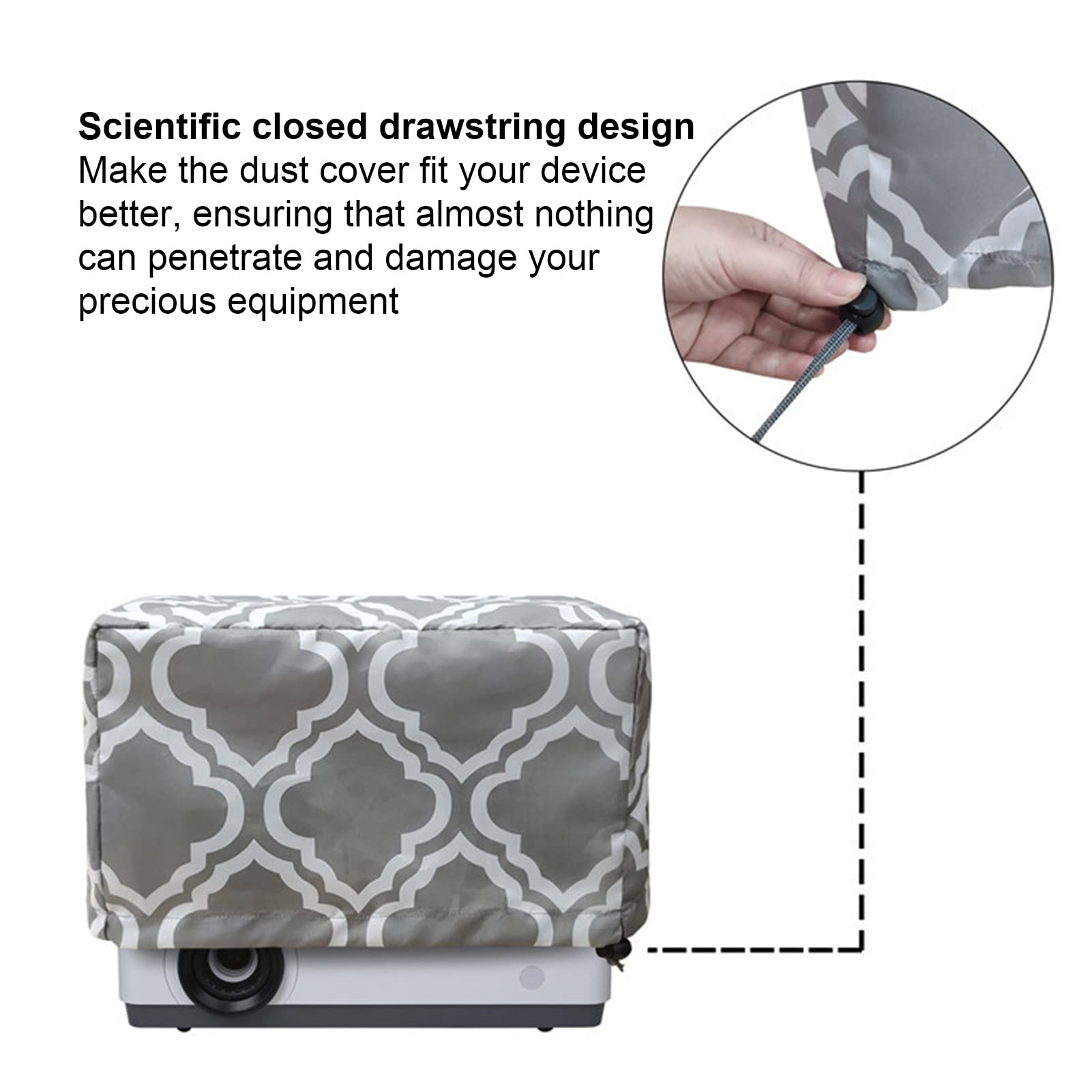 Universal Ceiling Mount Projector Case - Durable Protective Cover for Projector, Camera & Printer - Perfect for Home Theater, Office Presentations & Classroom Use