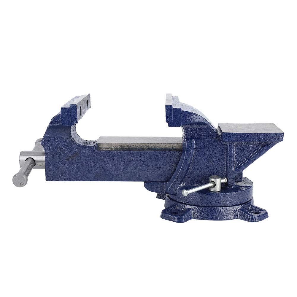 Heavy Duty Cast Iron Bench Vise - High Hardness Metalworking & Woodworking Clamp for DIY Projects, Home Workshop, and Garage Repairs