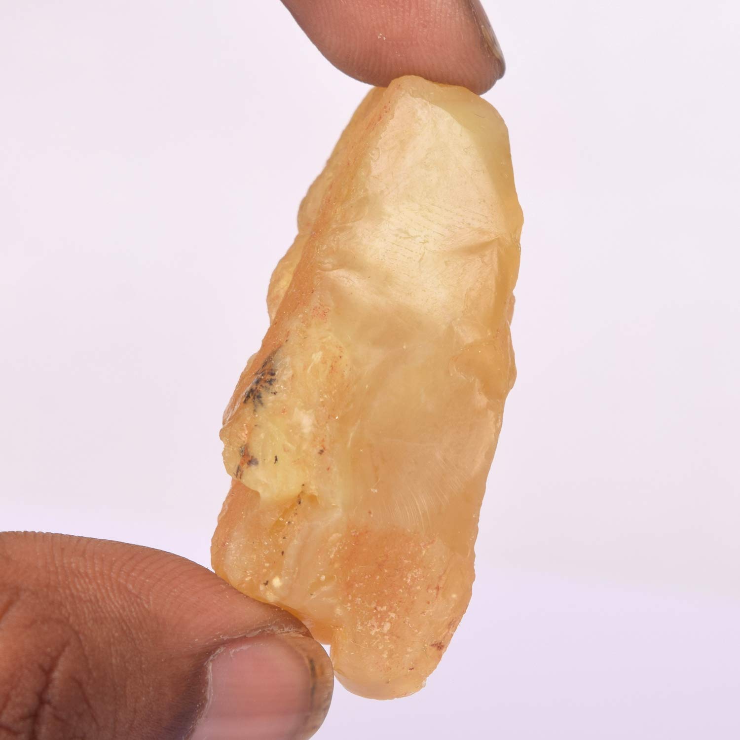 Gemhub Raw Yellow Opal 115.50 Carat Healing Crystal - Natural Rough Opal Schorl Stone for Meditation, Jewelry Making & Energy Work | Spiritual Healing & Home Decor