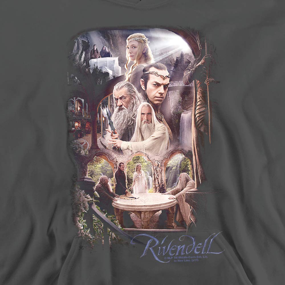 The Hobbit Rivendell Hoodie - Unisex Youth Pullover for Fantasy Fans