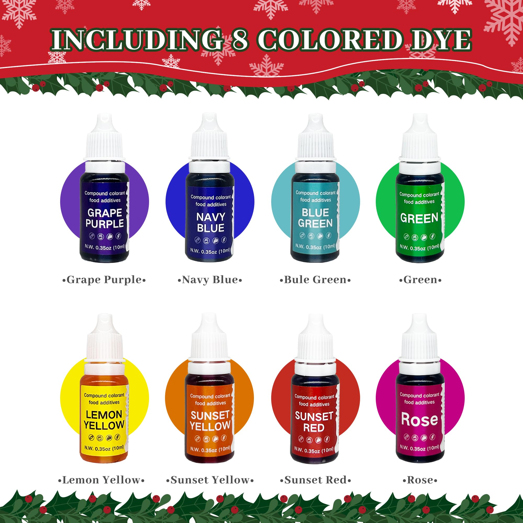 Premium Christmas Soap Making Kit for Adults - DIY Soap Crafting Set with Melter, Base, Fragrance Oils, Dyes & Molds - Perfect Holiday Gift for Beginners - Great for Christmas Gifts, Birthday Presents & Creative Home Activities