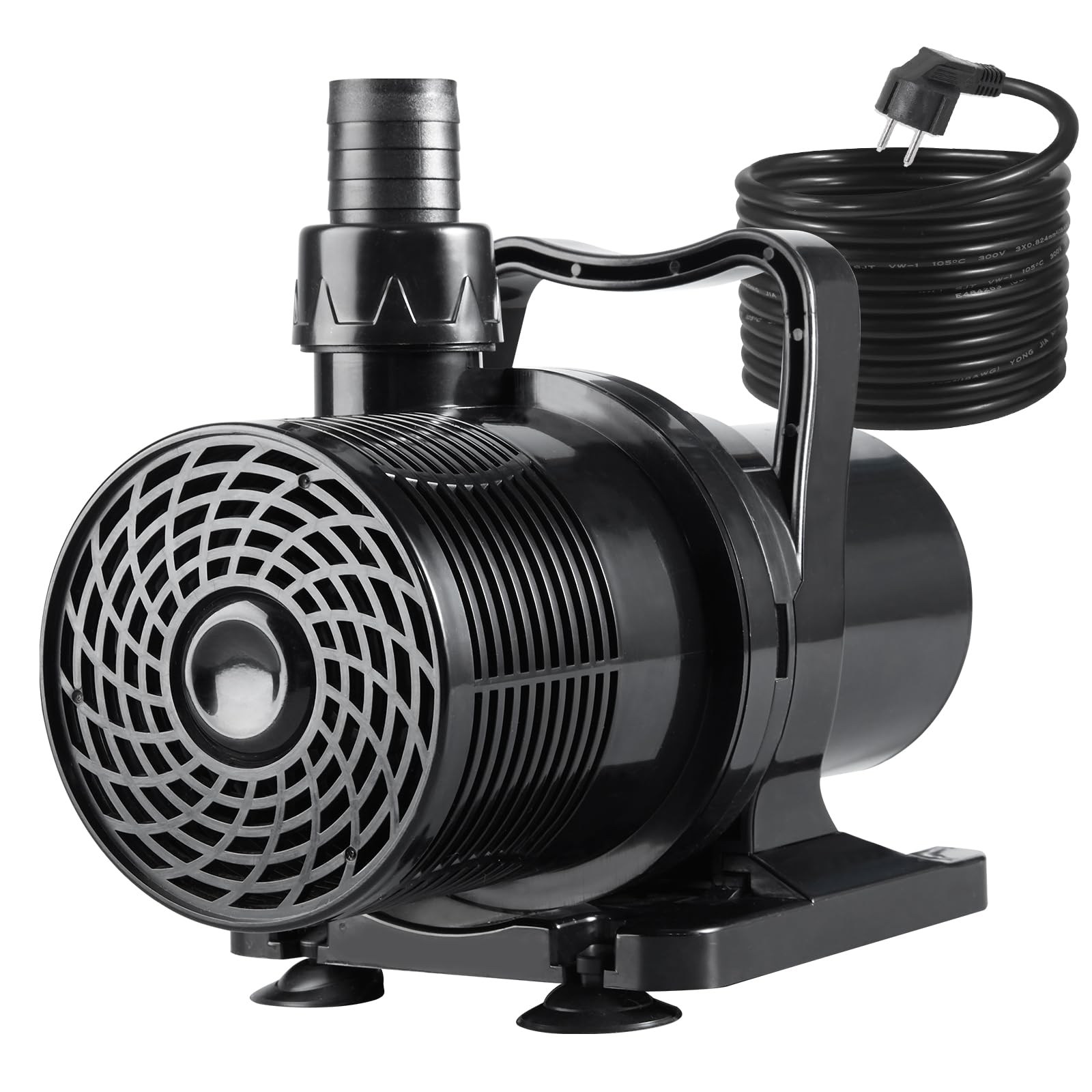 GARVEE 130W 3700GPH Submersible Water Pump for Ponds, 31Ft Lift Height with 16Ft Power Cord - Ideal for Waterfalls, Fountains, Aquariums & Hydroponics | Outdoor Garden, Fish Tank & Water Feature Pump