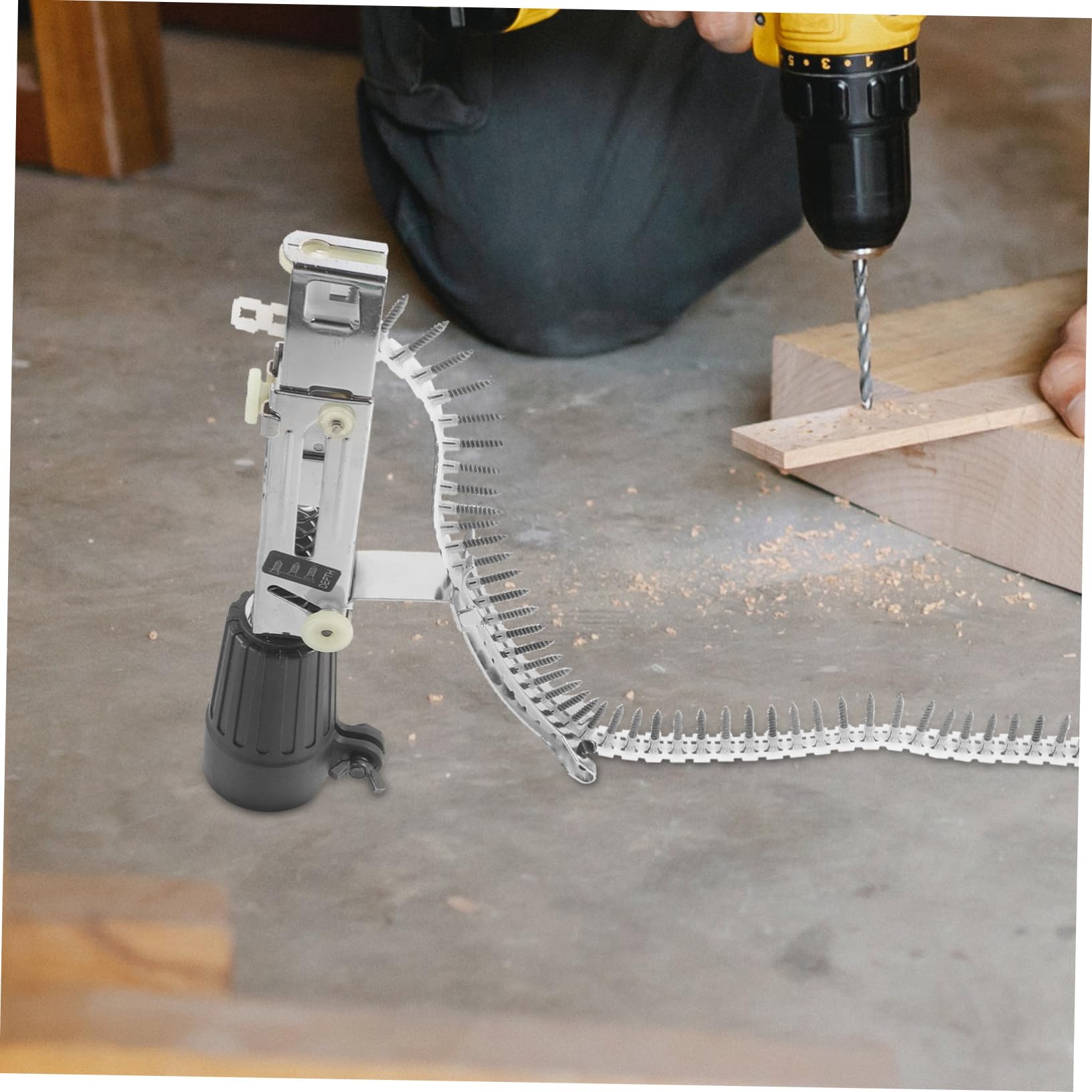 Cordless Electric Brad Nailer & Staple Gun - Automatic Woodworking Tool for Baseboard, Siding & DIY Projects | Stainless Steel Construction | Perfect for Carpentry, Furniture Making & Home Renovation