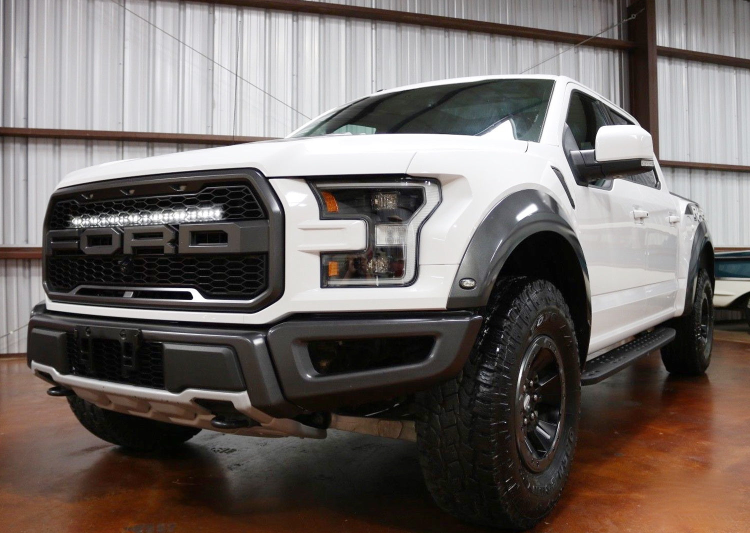 150W 30-Inch LED Light Bar with Hidden Behind Grill Mounts & Wiring Kit - Compatible with 2017-2020 Ford Raptor - Perfect for Off-Roading, Truck Lighting & Night Driving