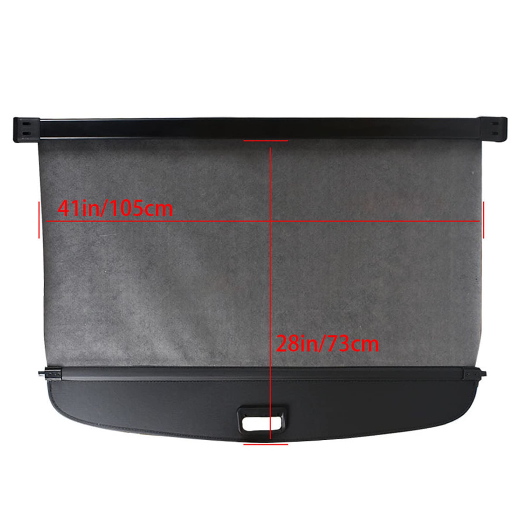 Black Retractable Luggage Cover for 2016-2020 Toyota Prius - Cargo Trunk Shade Protector, Security Shield Replacement | Perfect for Travel, Grocery Hauling & Privacy Protection