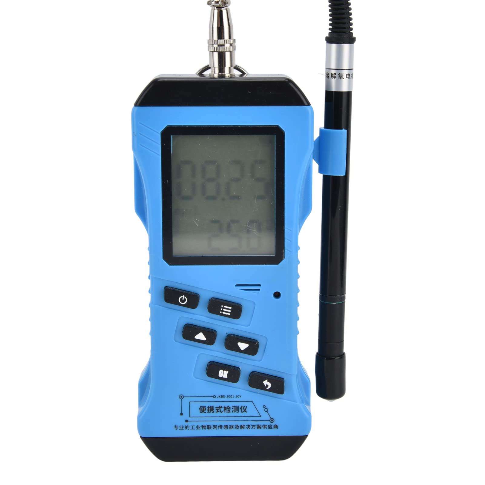 Portable LCD Dissolved Oxygen Meter - High Sensitivity Water Tester with Backlight for Aquariums, Ponds & Swimming Pools | Perfect for Water Quality Testing in Hydroponics, Fish Tanks and Aquatic Research