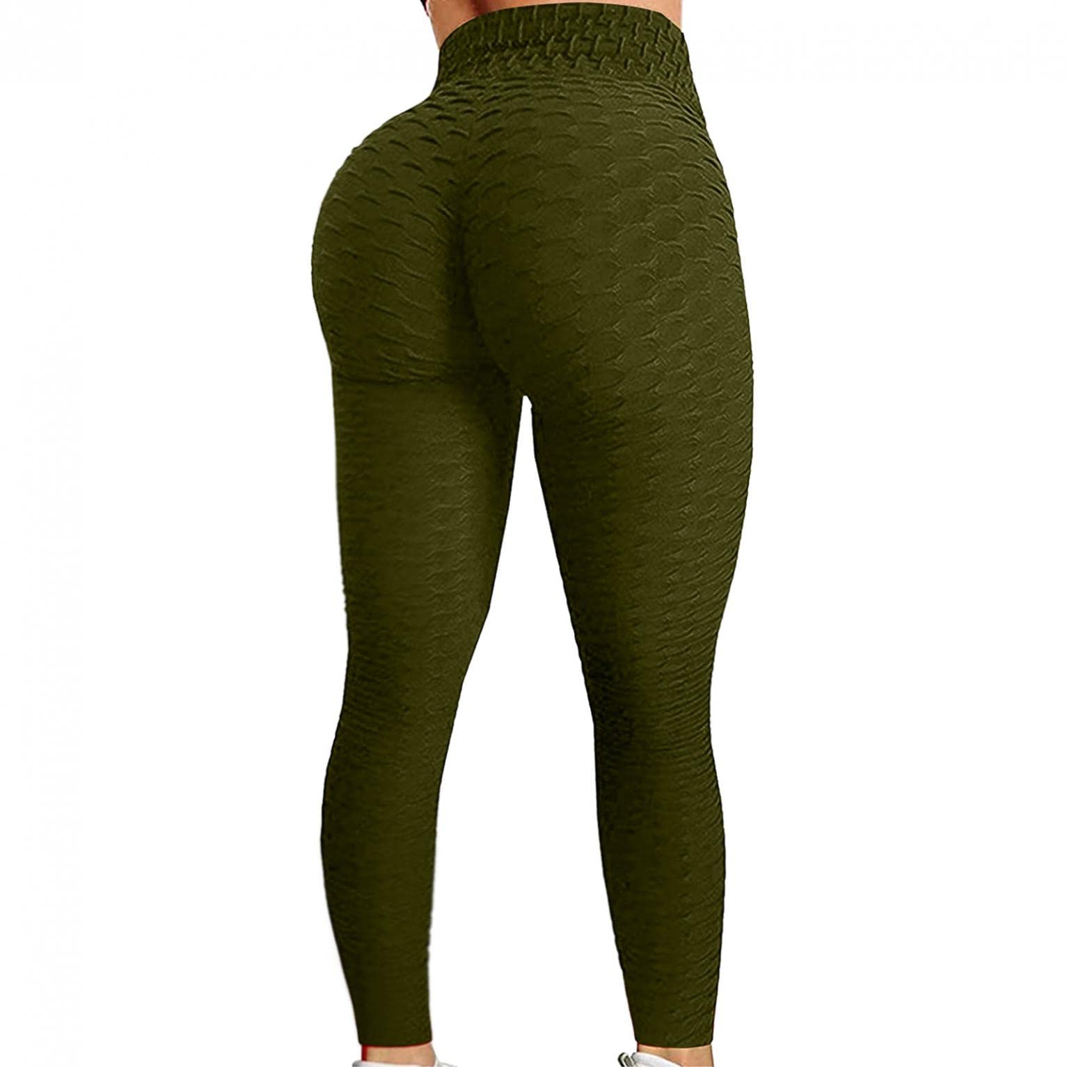 Women's High Waist Yoga Pants - Butt Lifting & Tummy Control Leggings for Workout, Stretchy Booty Tights - Perfect for Gym, Running, Yoga & Casual Wear