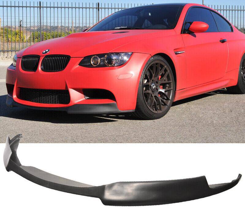 2008-2013 BMW E92 E90 E93 M3 Series V Style Front Bumper Lip Spoiler - 2Dr & 4Dr Sedan Coupe - Aggressive Styling & Enhanced Aerodynamics for Street Racing & Car Shows