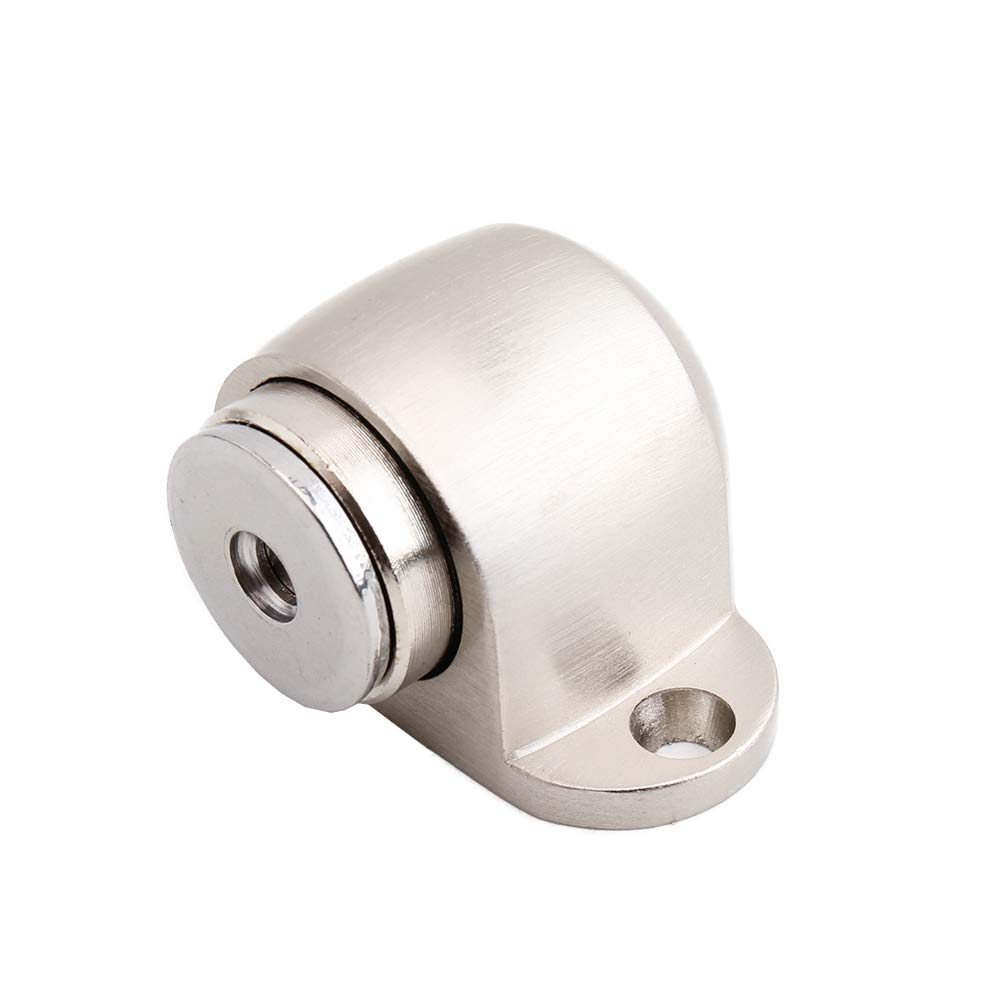Stainless Steel Door Stop Holder - Heavy Duty Floor Mounted Door Stopper for Home, Bedroom, Kitchen, Hotel & Restaurant - Perfect for Preventing Door Damage & Noise Reduction