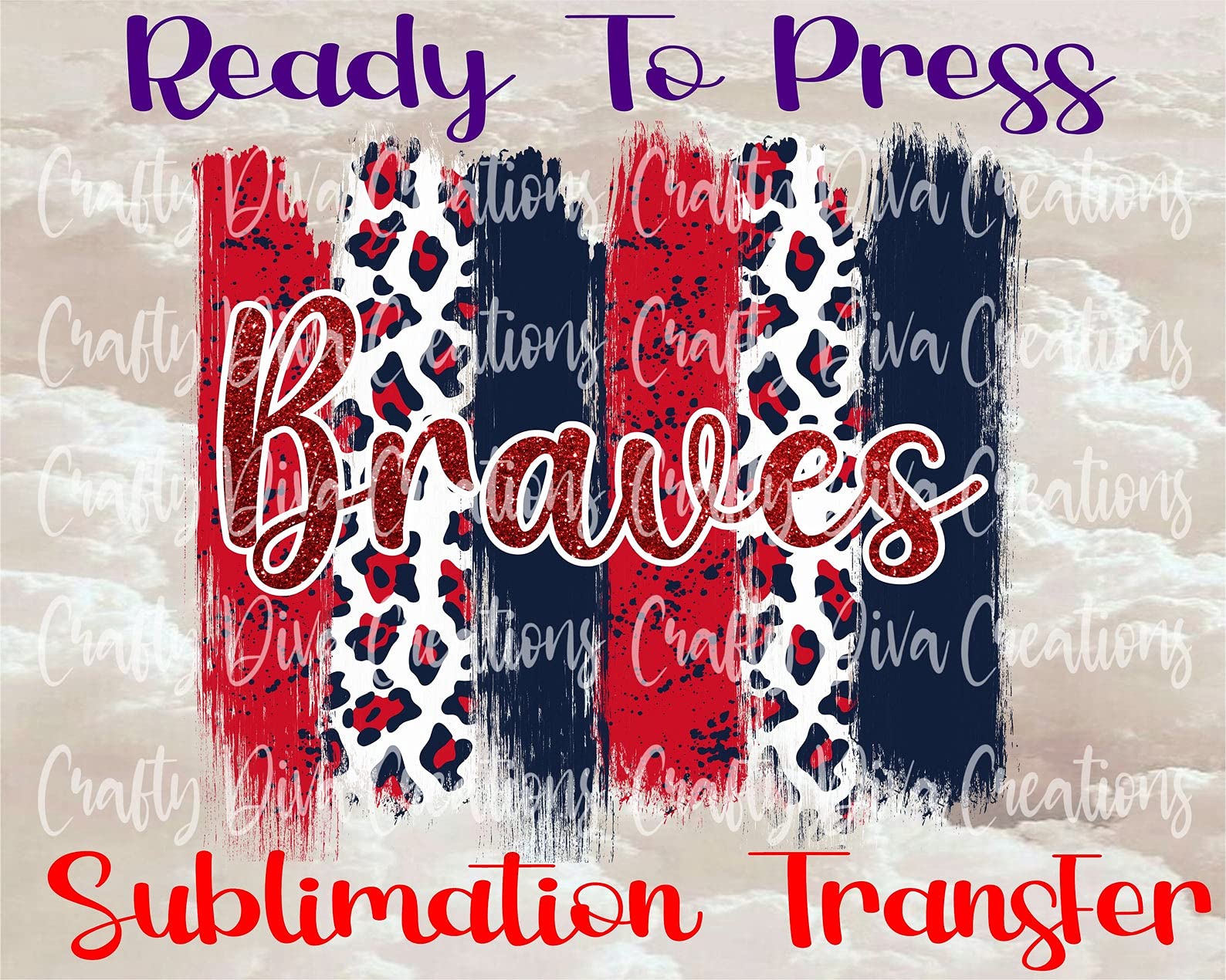 Braves-Ready Sublimation Heat Transfer for Baseball Jerseys - Full Color Custom Design for Youth 9