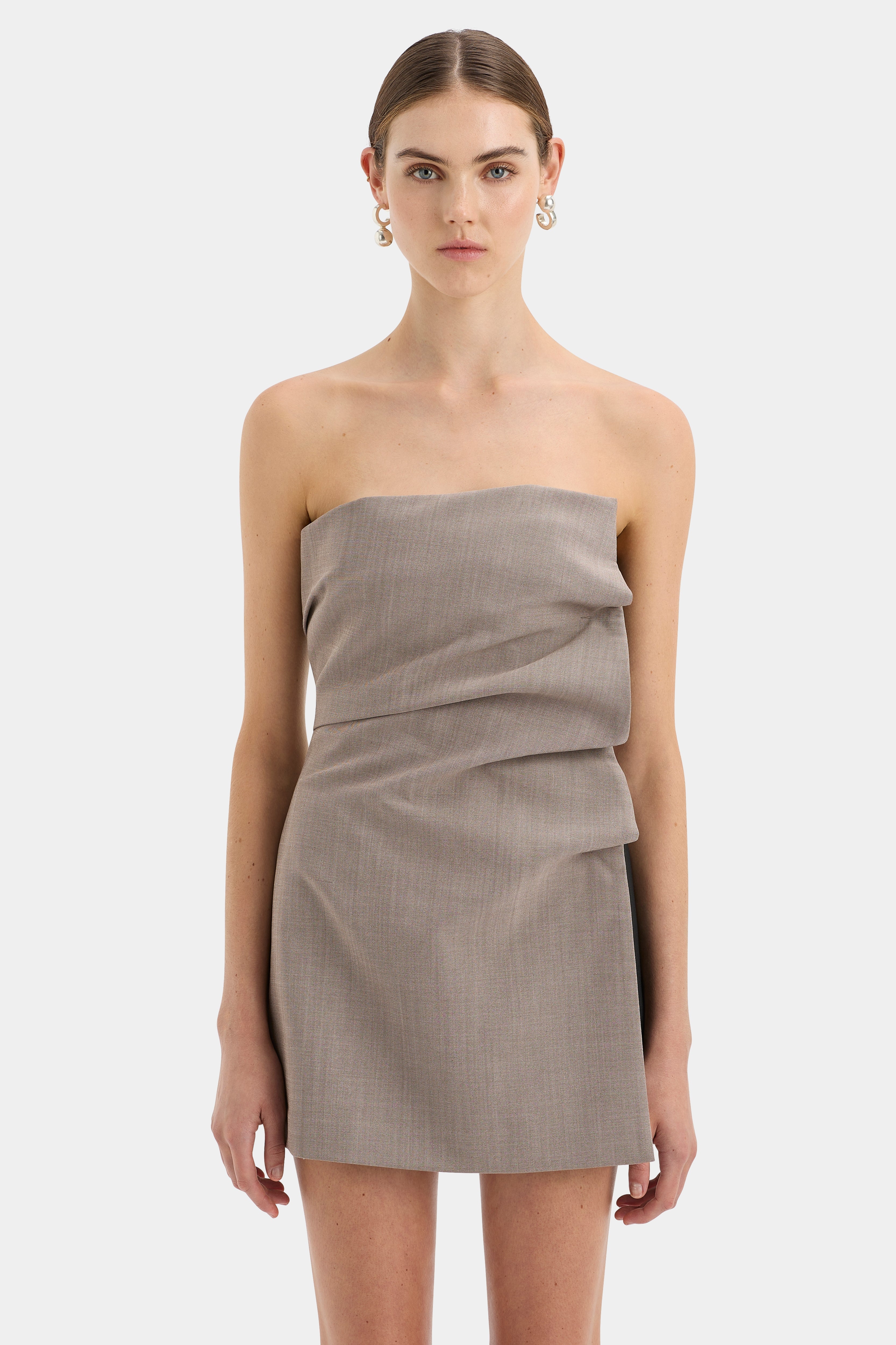 Leonardo Pleated Mini Dress for Women - Elegant Party & Cocktail Dress - Perfect for Night Out, Date Night & Special Occasions