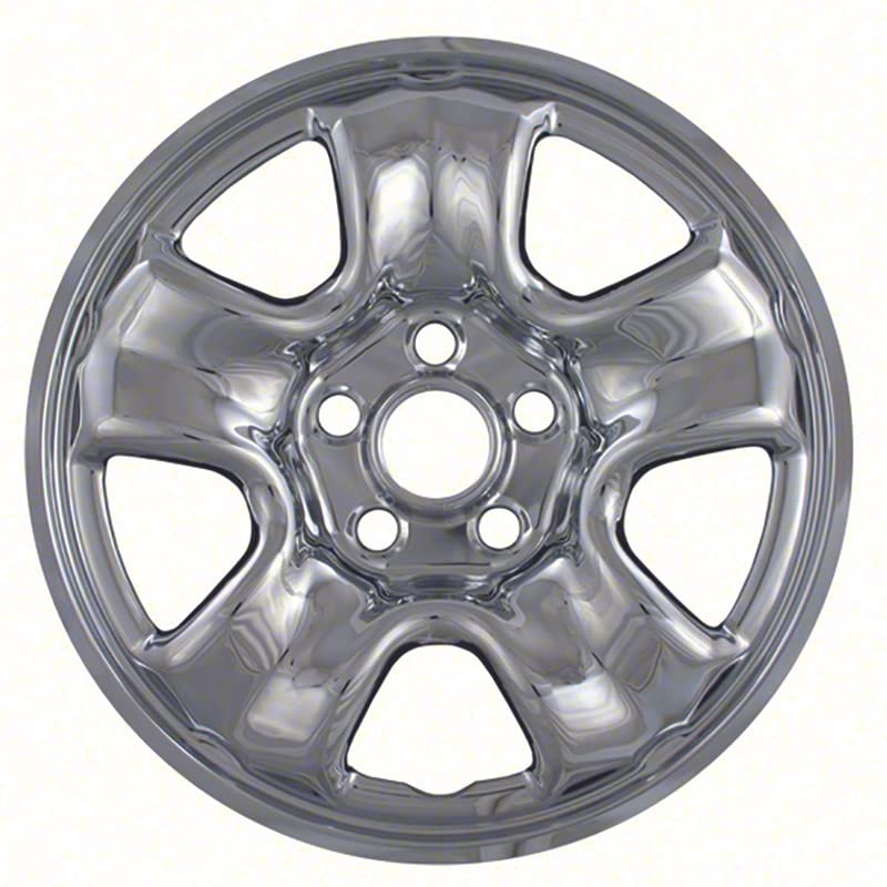 OxGord Set of 4 - 16 Inch Chrome ABS Wheel Skins & Wheel Covers - Compatible with 2012-2016 Honda CR-V - Durable Auto Tire Replacement Caps - Perfect for Car Customization & Protection