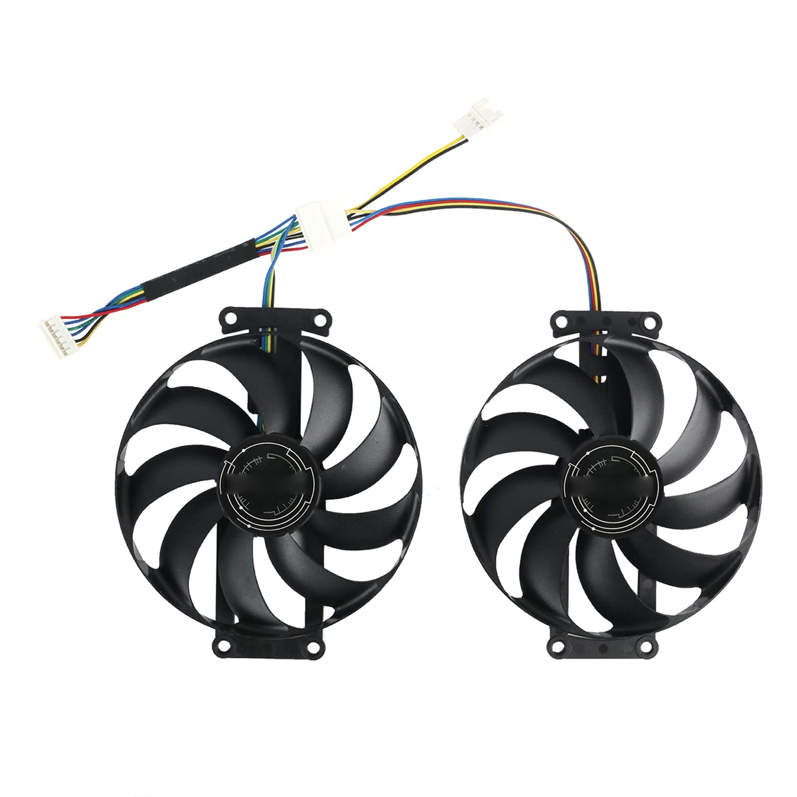 High-Performance inRobert GTX 1650 1660s Cooling Fan Replacement for ASUS Dual RTX 2060 2070 3060 Ti Mini Graphics Cards - Ideal for Gaming PCs & Workstations