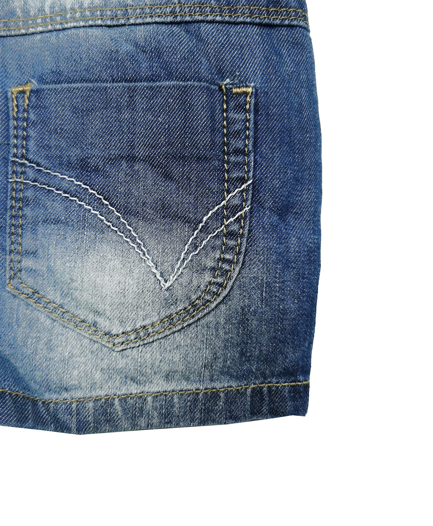 KIDSCOOL SPACE Baby & Toddler Summer Shorts - Adjustable Denim Shortall Overalls for Girls & Boys | Perfect for Playtime, Beach & Outdoor Adventures