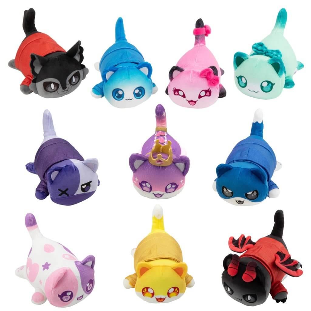 Aphmau MeeMeows 6 Mystery Blind Box Figures - Collectible Aphmau & Friends Mini Toys for Kids, Perfect for Birthday Gifts, Party Favors, and Surprise Collectibles