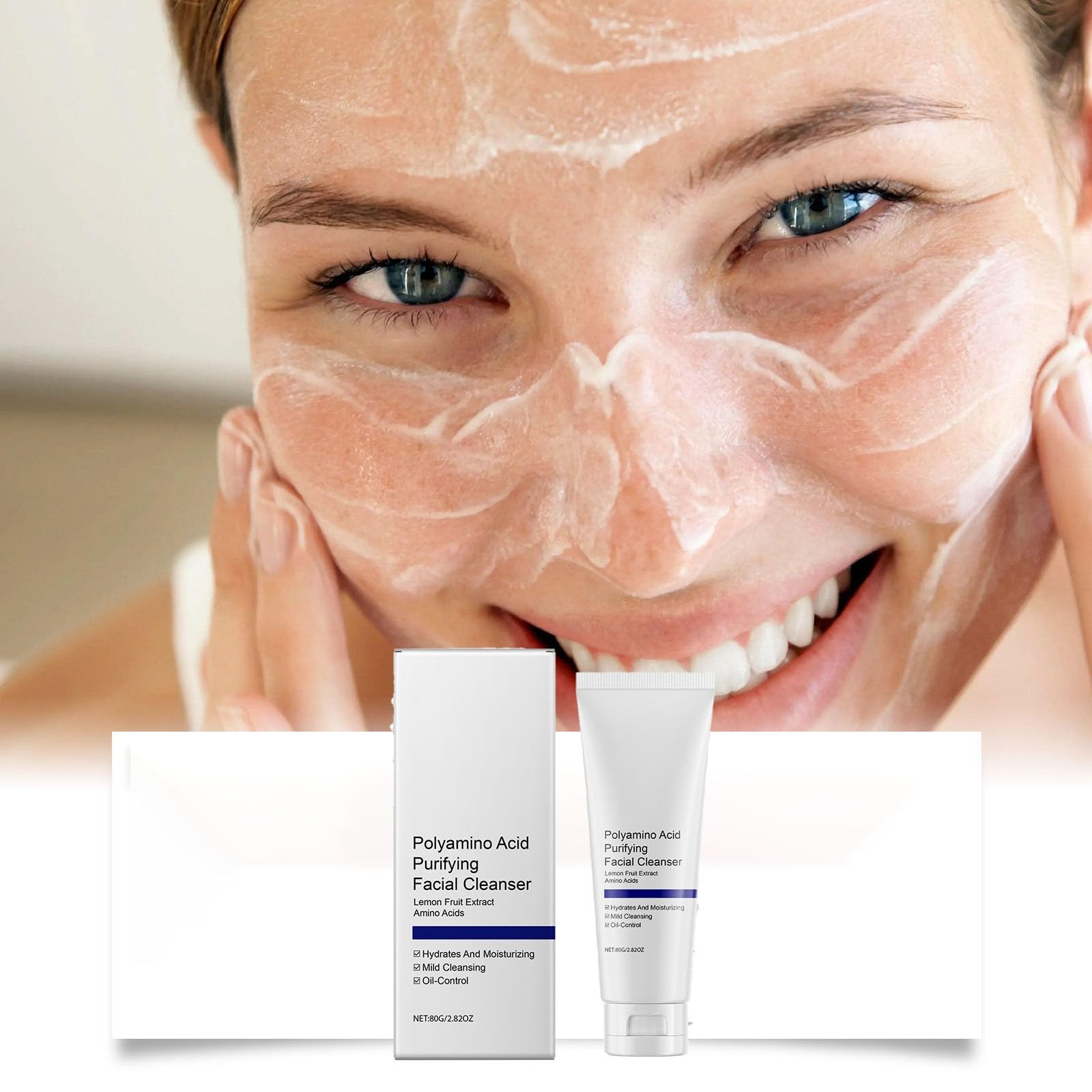 Best Exfoliating Face Wash for Oily Skin - Gentle Daily Cleanser Removes Dirt & Oil Without Over-Drying | Perfect for Morning & Night Skincare Routine