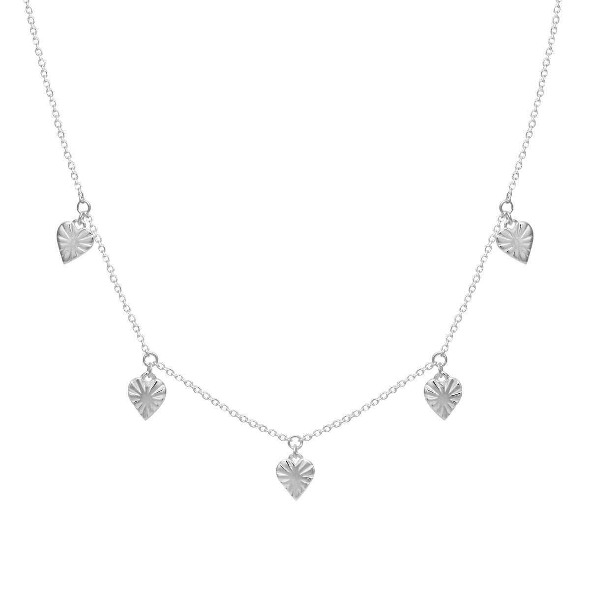 Sweetheart Drop Necklace for Women - Elegant Heart Pendant Necklace, 925 Sterling Silver Romantic Jewelry Gift for Her | Perfect for Valentine's Day, Anniversary, Birthday & Special Occasions