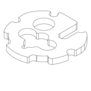 Sanremo Cafe Racer Group Head Flange - Dual-Faced Insulation Gasket for Espresso Machines | Perfect for Professional Baristas & Home Coffee Enthusiasts