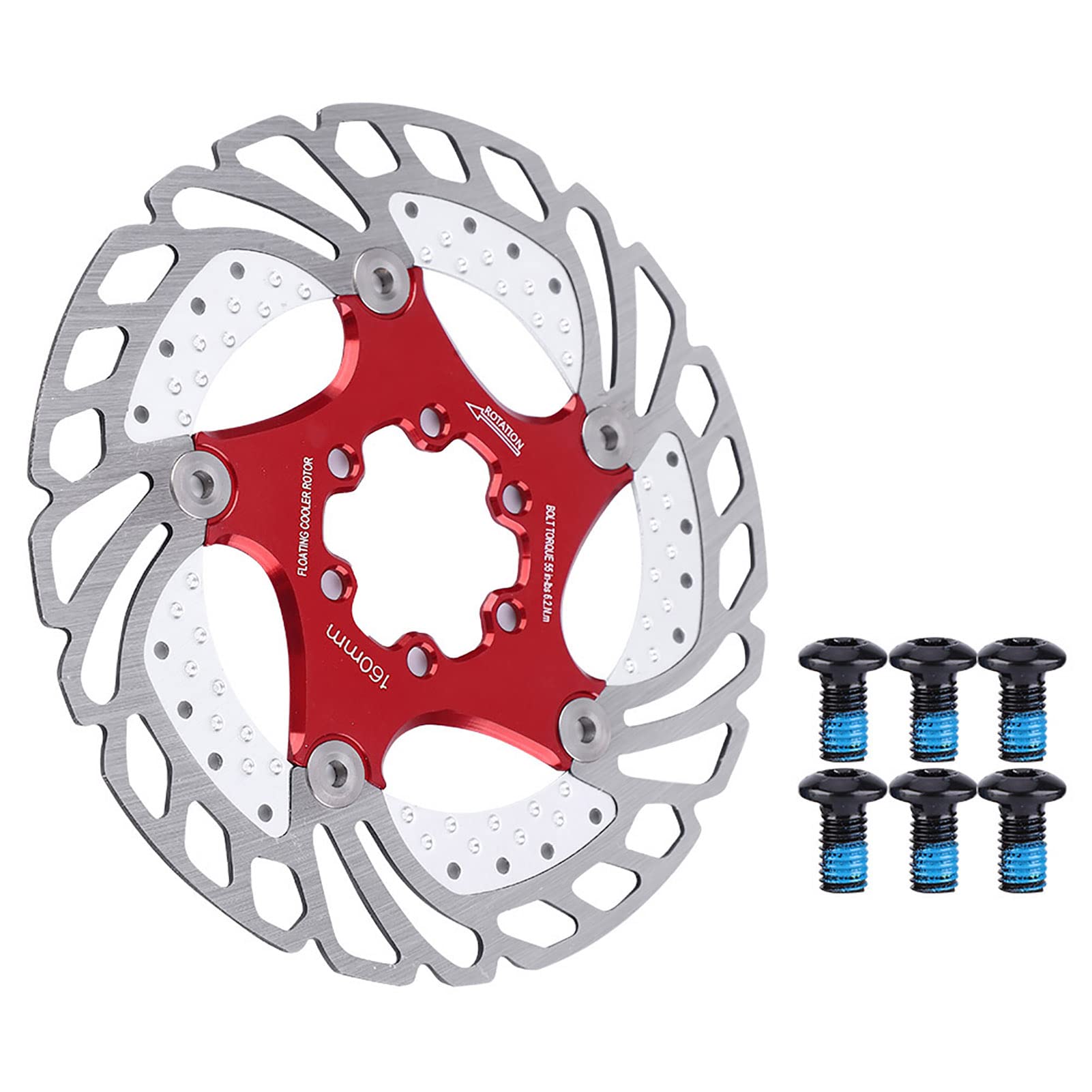 Stainless Steel Bike Cooling Rotor - Easy to Install & Use for Enhanced Brake Performance | Perfect for Mountain Bikes, Road Bikes & Cycling Enthusiasts