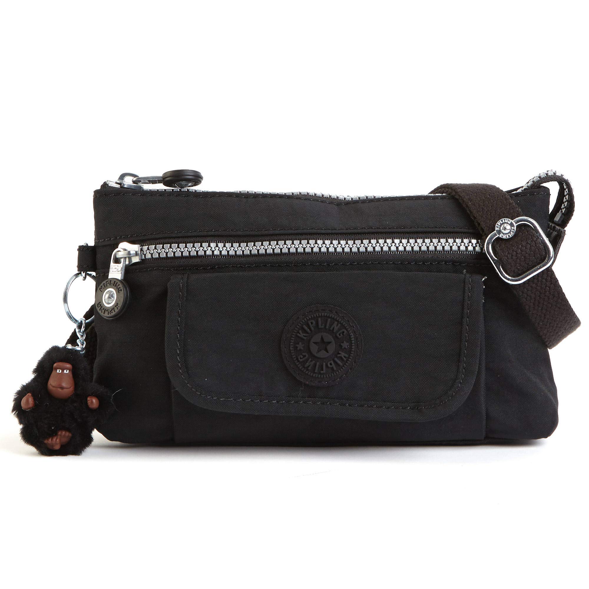 Kipling Alwyn Crossbody Bag for Women - Lightweight & Durable Black Shoulder Bag with Adjustable Strap, Perfect for Travel, Work & Everyday Use