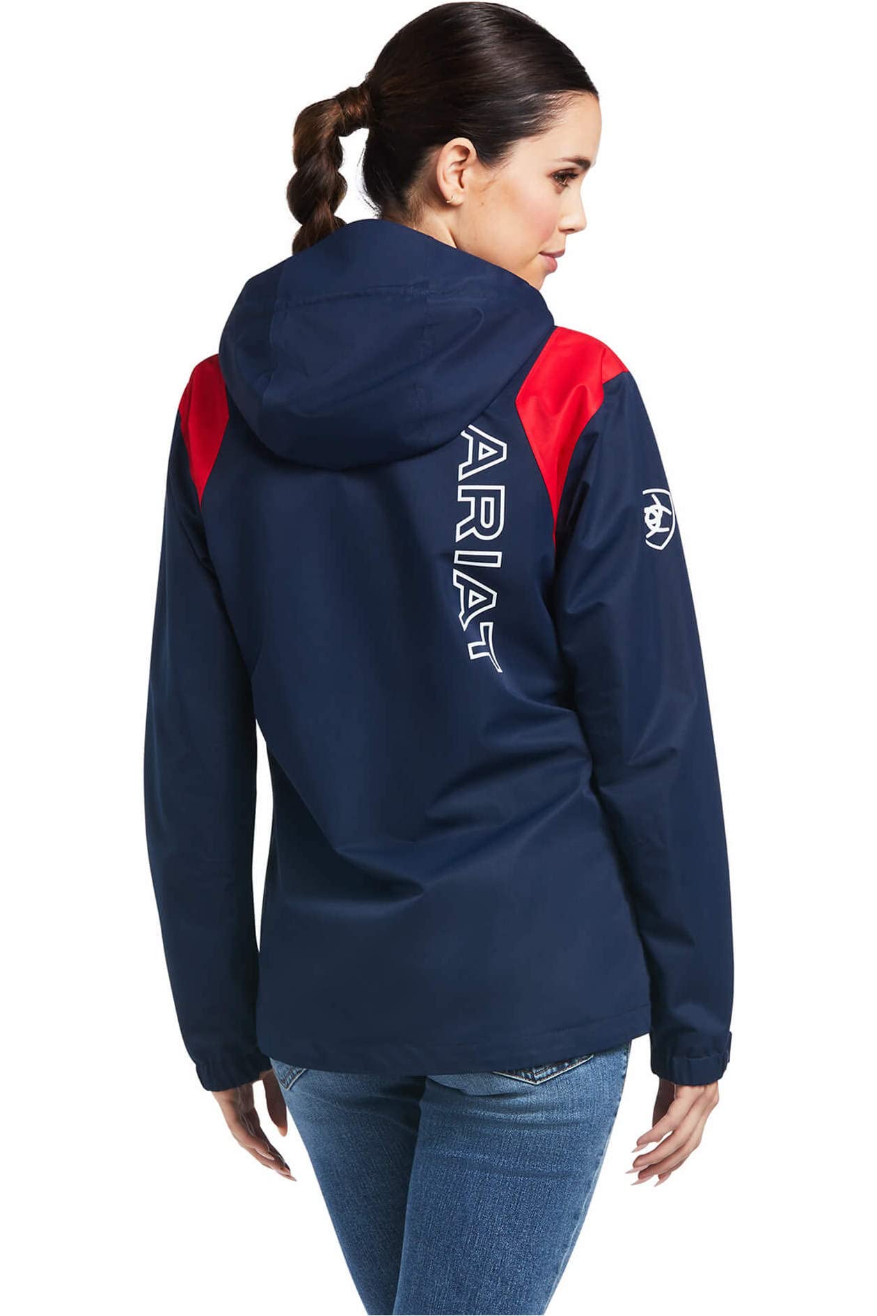 Ariat Women's Spectator Waterproof Jacket - Lightweight Windproof Raincoat for Outdoor Activities, Hiking & Horse Riding