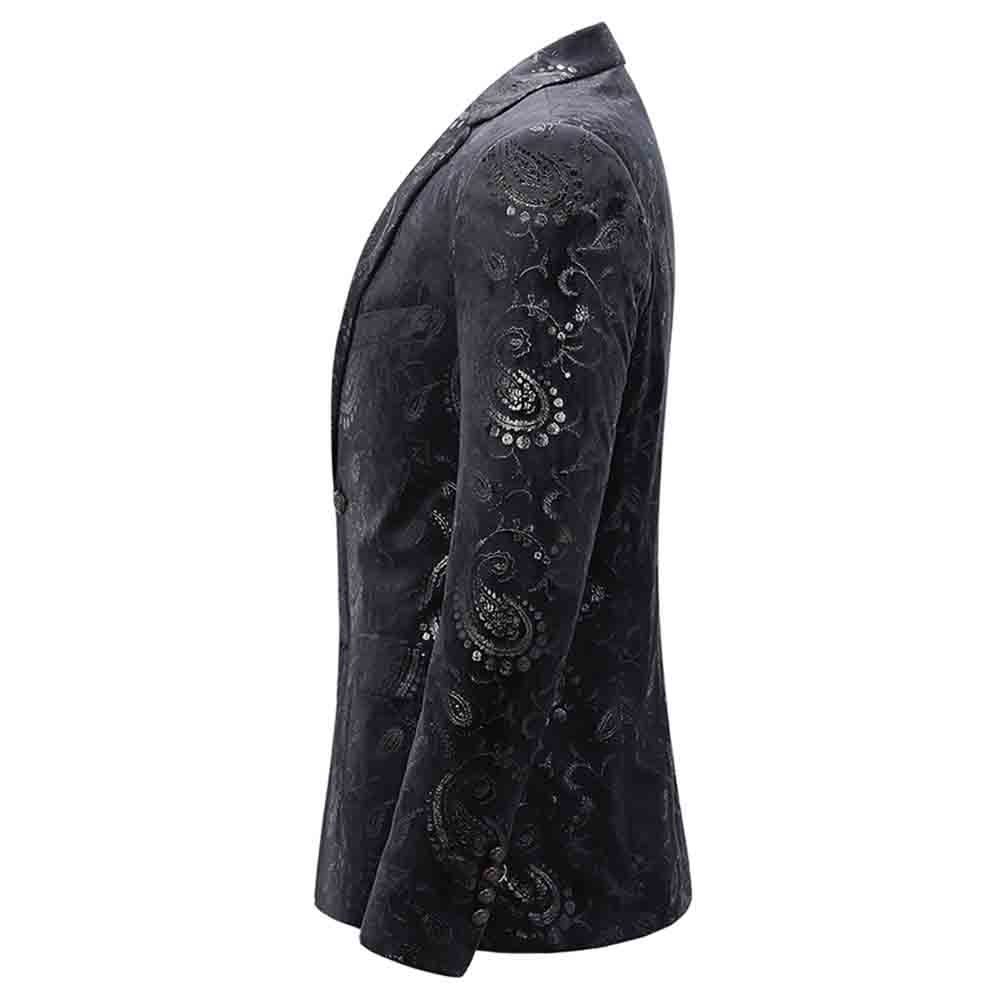 Elegant Black Floral Blazer Dress for Women - Office Wear, Cocktail Party & Formal Occasions