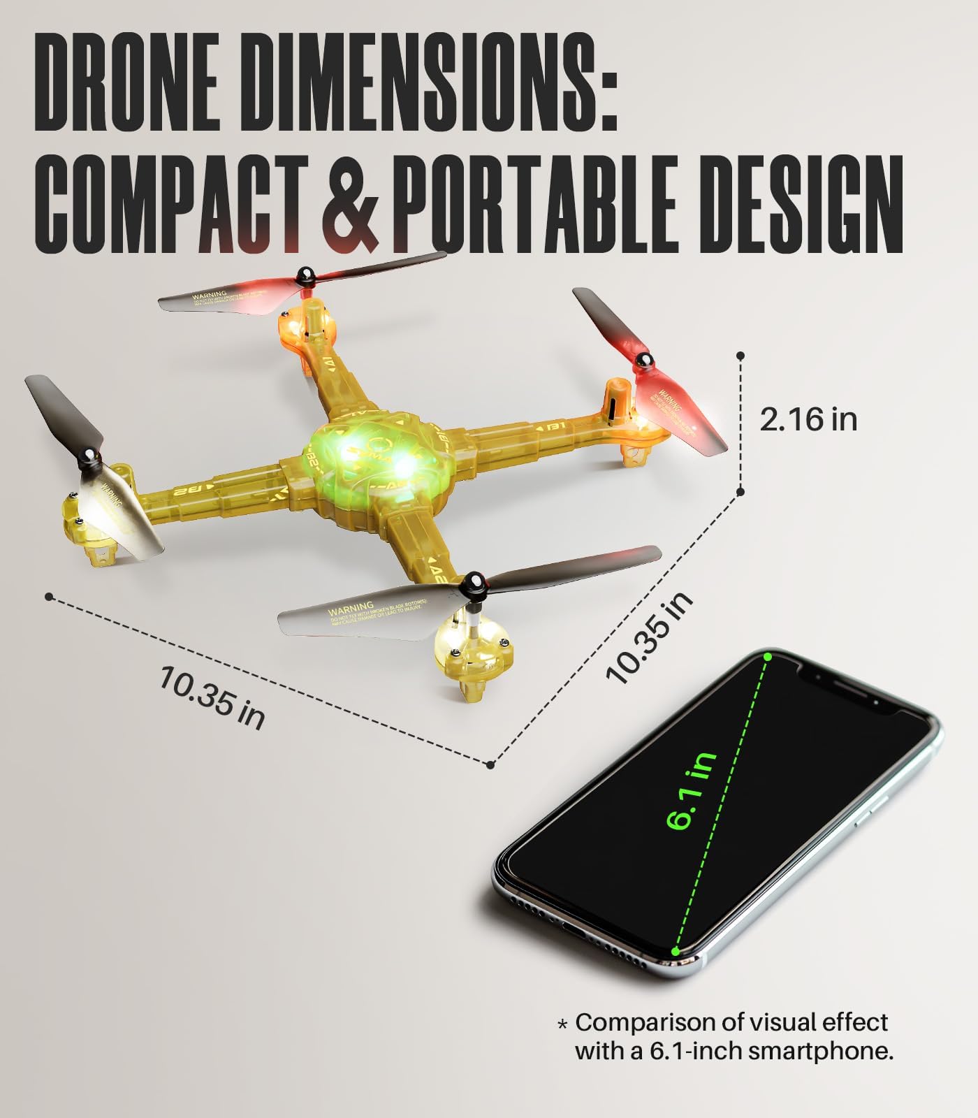 SYMA X440 RC Drone for Kids & Beginners - Remote Control Quadcopter with Detachable Arms, 7-Color LED Lights, 360° Flips, Altitude Hold & 16 Min Flight Time | Perfect for Outdoor Play, Birthday Gifts & STEM Learning