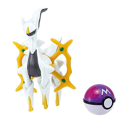 Pokemon Arceus Takara Tomy 1 Inch Mini Figure - Collectible Toy for Pokemon Get Collection Challenge | Perfect for Display, Gifts & Pokemon Battles