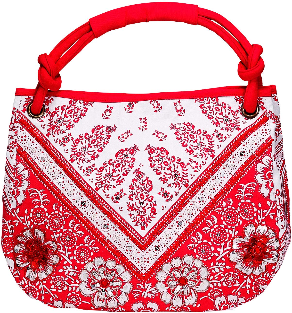 Pavilion Gift Company Floral Red Bouquet - Perfect for Weddings, Anniversaries & Home Decor