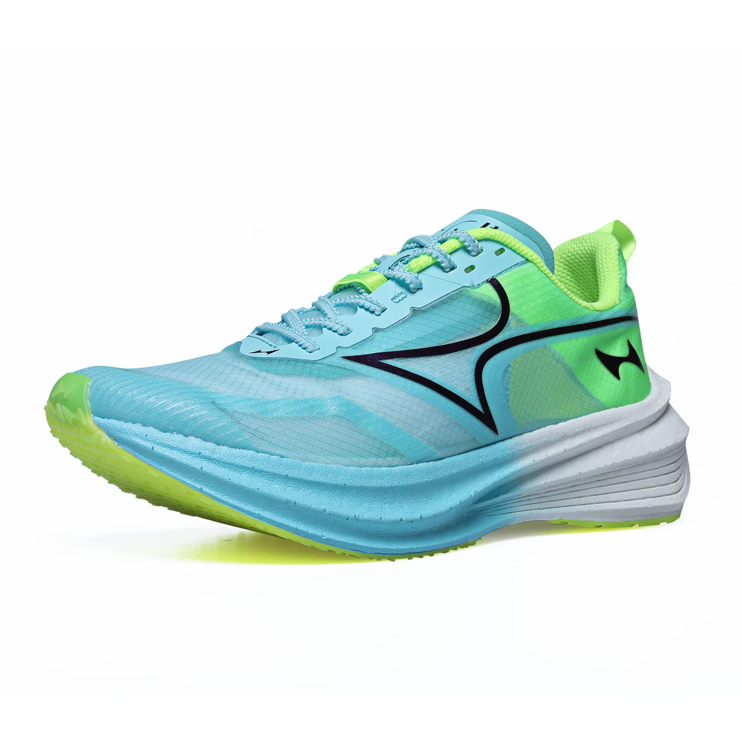 HIRACER Trail Running Shoes for Men & Women - Lightweight Breathable Sneakers with Non-Slip Foam Sole & Carbon Plate Support - Perfect for Marathon Training, Tennis, Gym Workouts, Hiking and Walking - Youth to Adult Sizes Available
