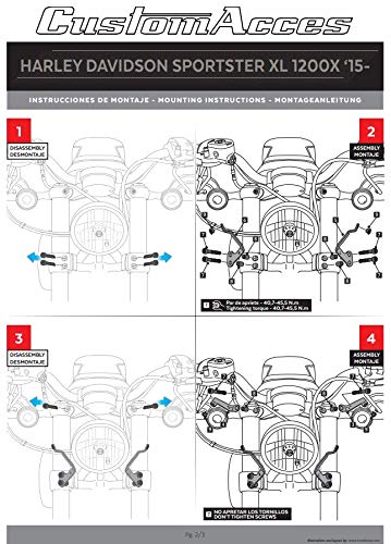 Harley Davidson Sportster Iron XL1200N (2018-2020) Batwing SML Short Windshield - Smoke Tinted for Motorcycle Wind Protection & Style Enhancement | Perfect for Cruising & Long-Distance Riding