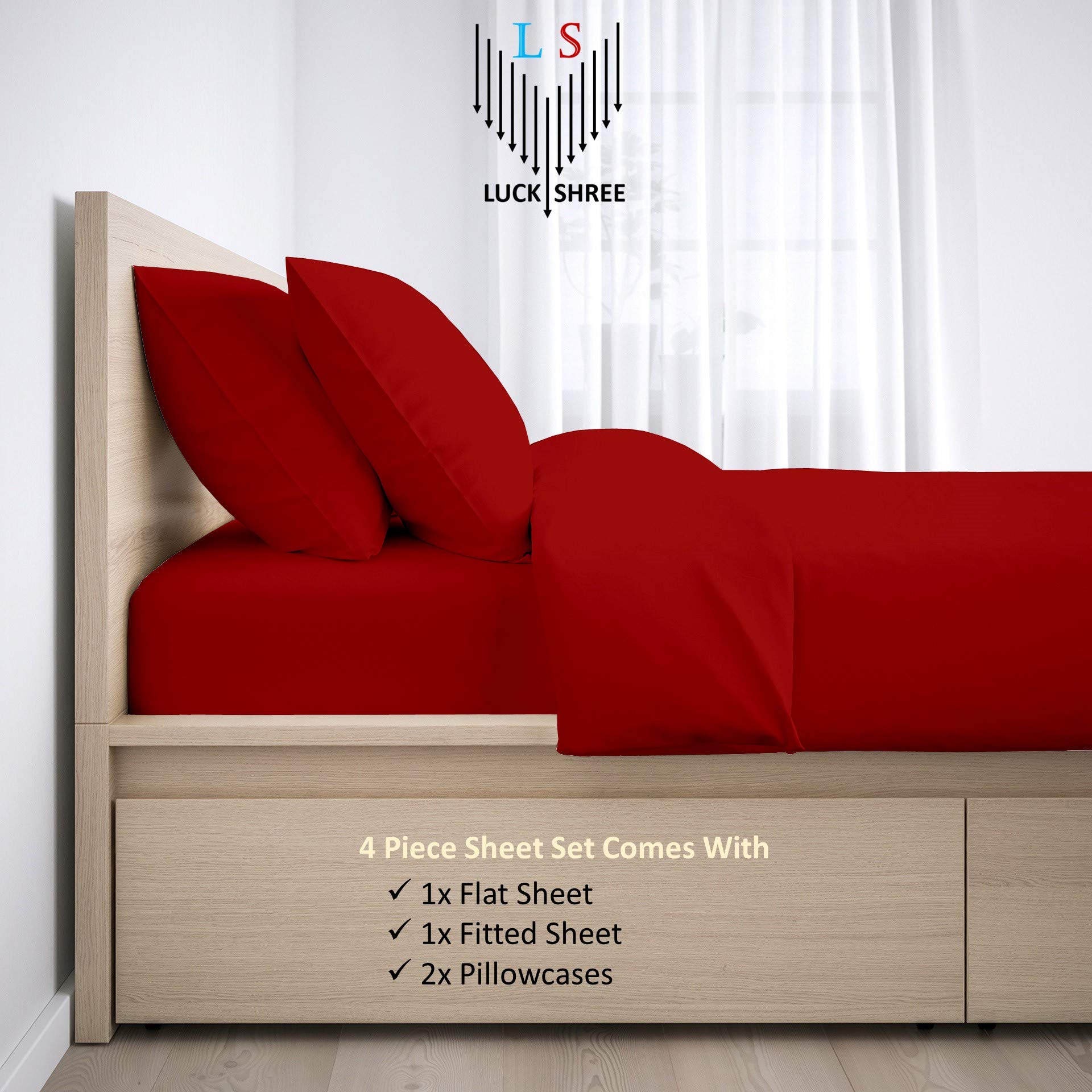 800 Thread Count 100% Egyptian Cotton Twin-XL Sheet Set - 16