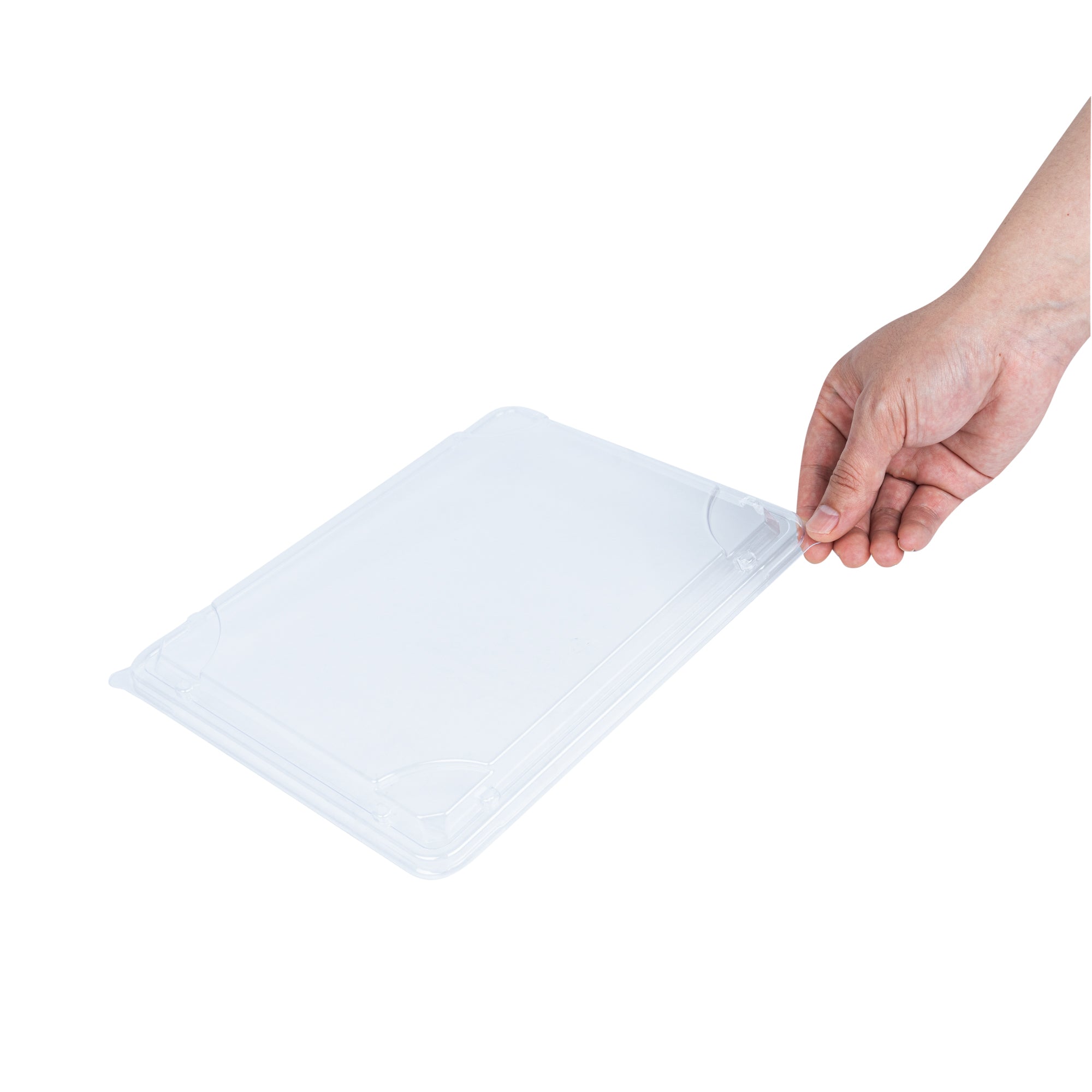 Bento Tek 18 oz Rectangle Clear Plastic Lids - 50 Pack | Airtight Fit for Bento Boxes | Perfect for Meal Prep, School Lunches & Office Snacks