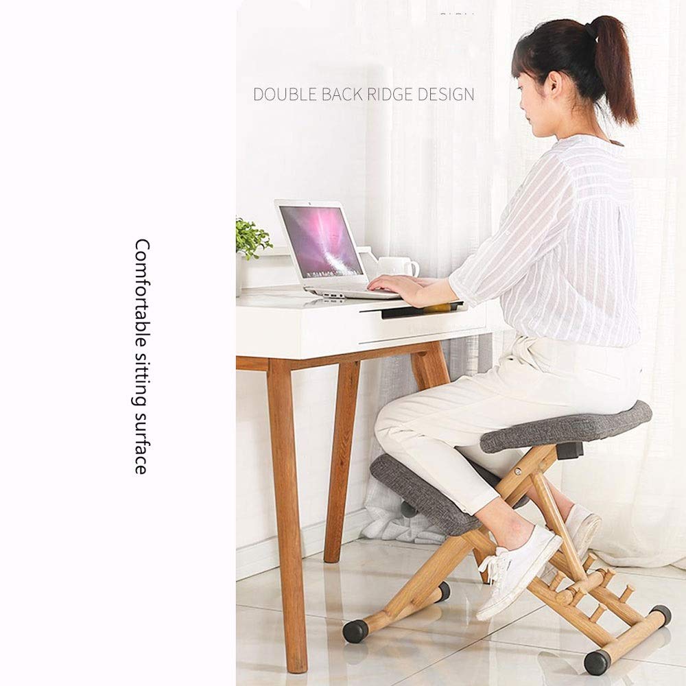 Ergonomic Office Chair - Adjustable Height Home & Gaming Computer Desk Chair with Lumbar Support for Posture Correction | Perfect for Work, Study & Long Hours Sitting