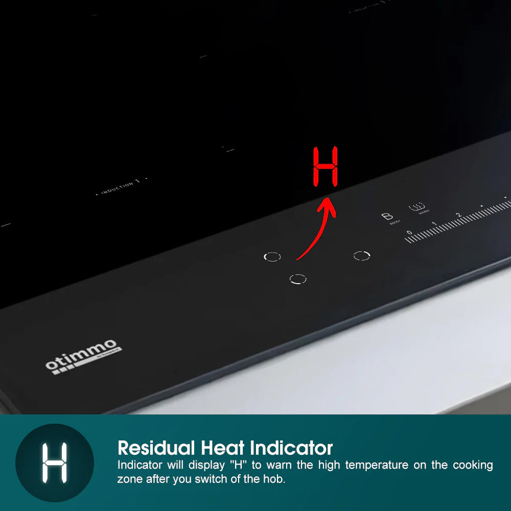EuropAce EIH5302E 5 Series 30cm Built-In Induction Cooktop - Fast & Precise Cooking for Small Kitchens, Apartments & RVs