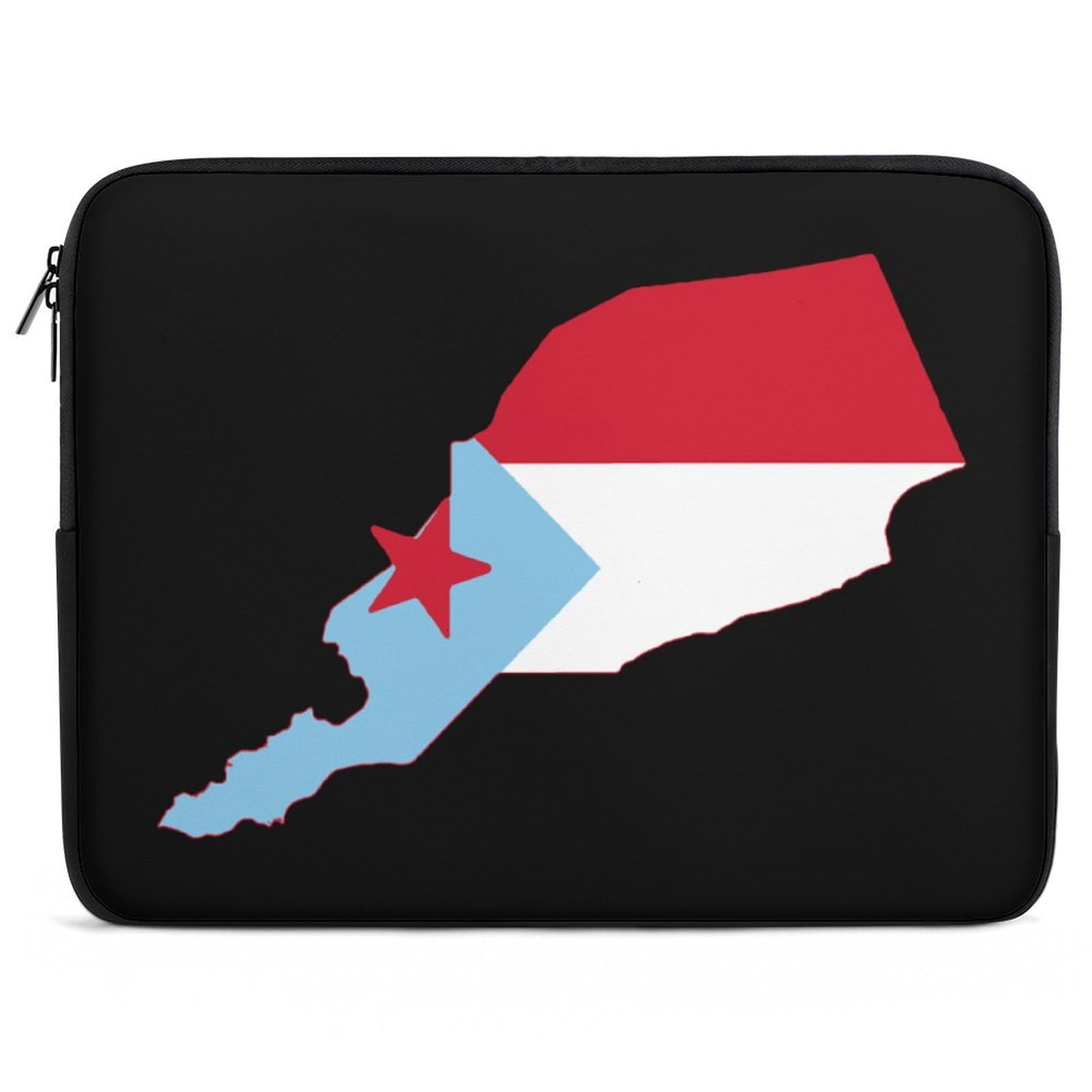 Custom South Yemen Flag Map Personalized Laptop Bag - Slim Business Briefcase for Work, Travel & College | Durable 15.6