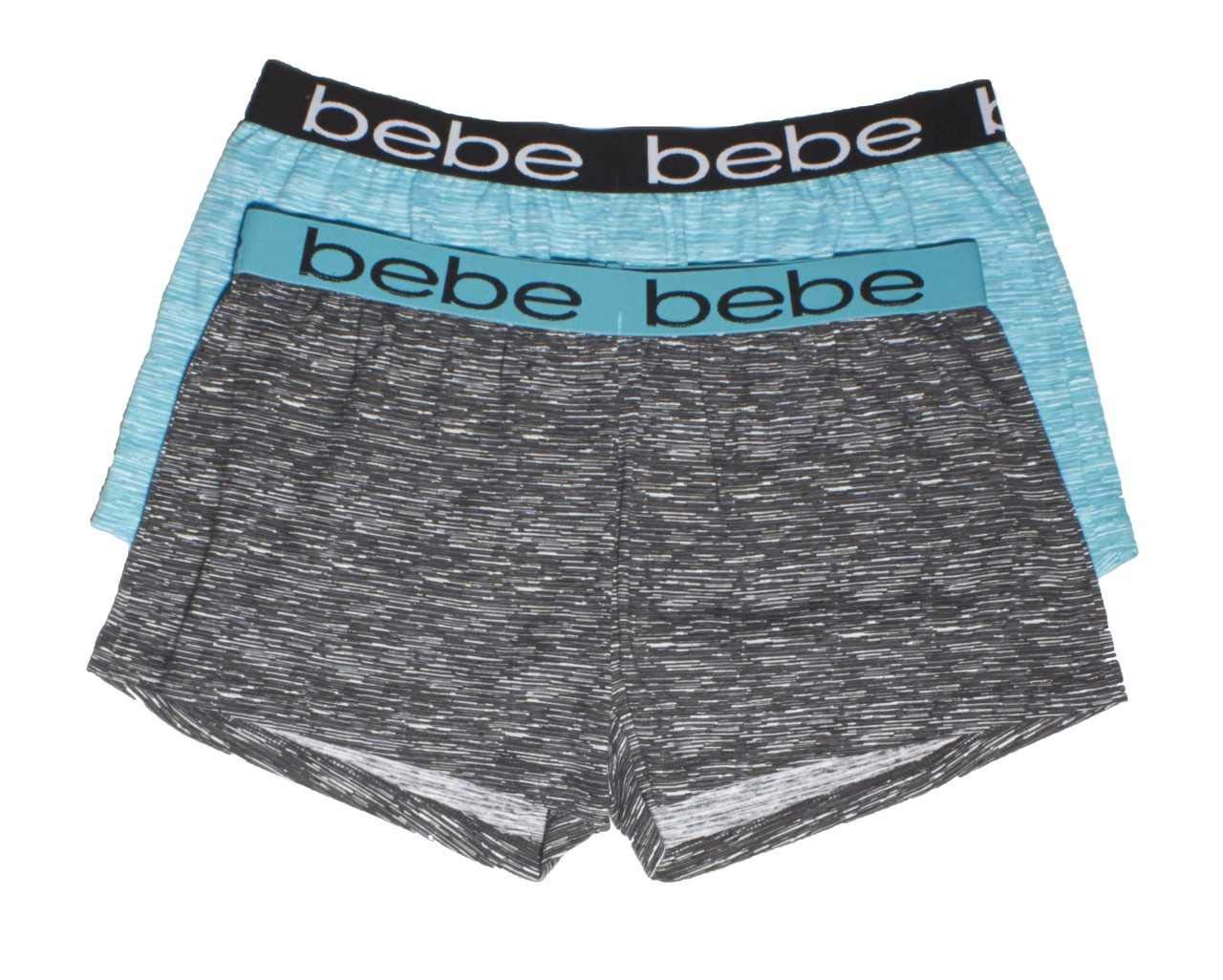 bebe Women's 2-Pack Soft Pajama Lounge Sleep Shorts - Comfortable Sleepwear for Relaxing at Home & Lounging