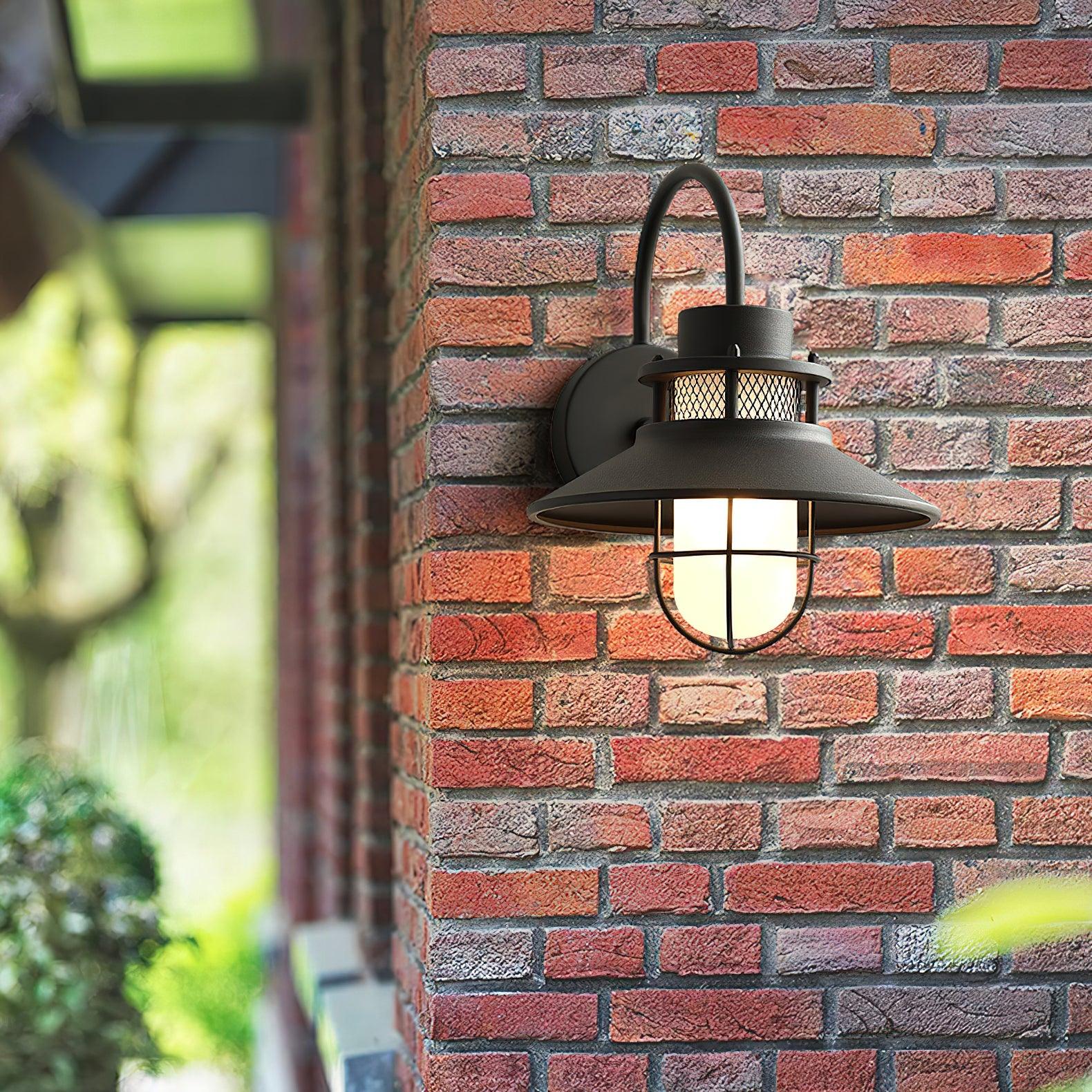 Felix Outdoor Wall Lamp - Weatherproof Exterior Light Fixture for Porch, Patio, Garden & Entryway - Durable LED Wall Sconce with Motion Sensor & Dusk to Dawn Auto On/Off
