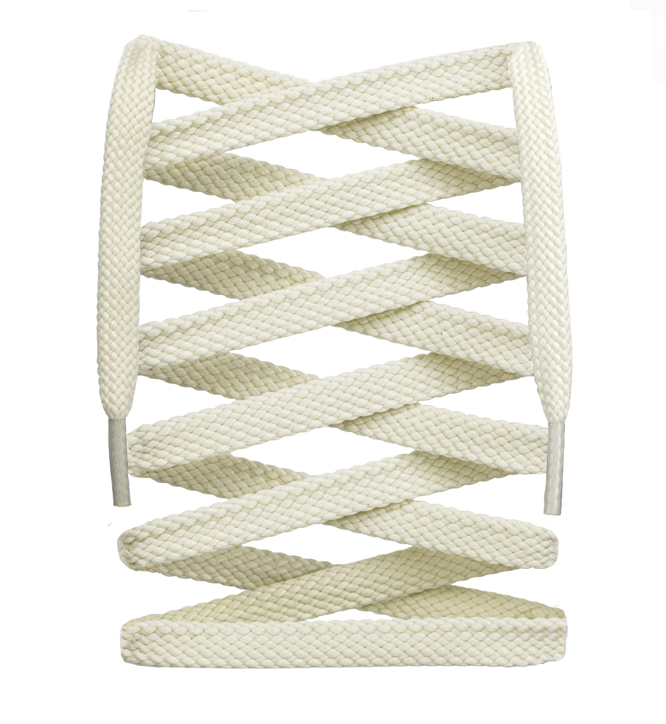 LitLaces - Flat Polyester Double Threaded Ultra Wide Shoe Laces for Nike Blazer | Durable Replacement Shoelaces for Sneakers, Casual & Athletic Shoes | Perfect for Running, Walking & Everyday Wear