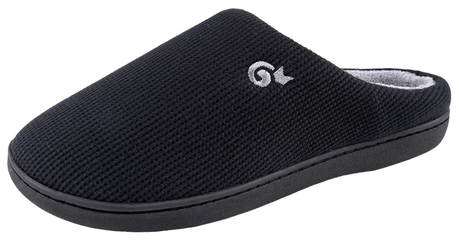 Urban Fox Men's Blake Slipper Shoes - Comfortable Indoor/Outdoor House Shoes for Relaxation, Lounge & Errands - Soft Memory Foam & Non-Slip Sole