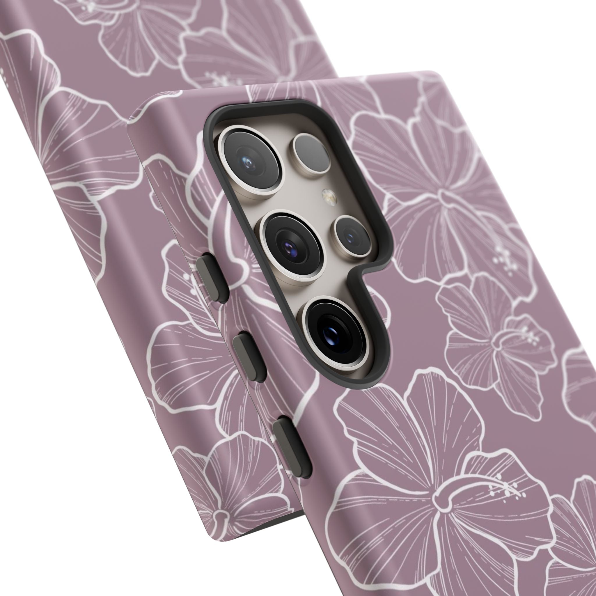 Organic Hibiscus & Lavender Scented Phone Case for Samsung Galaxy - Perfect for Relaxation, Aromatherapy & Stress Relief