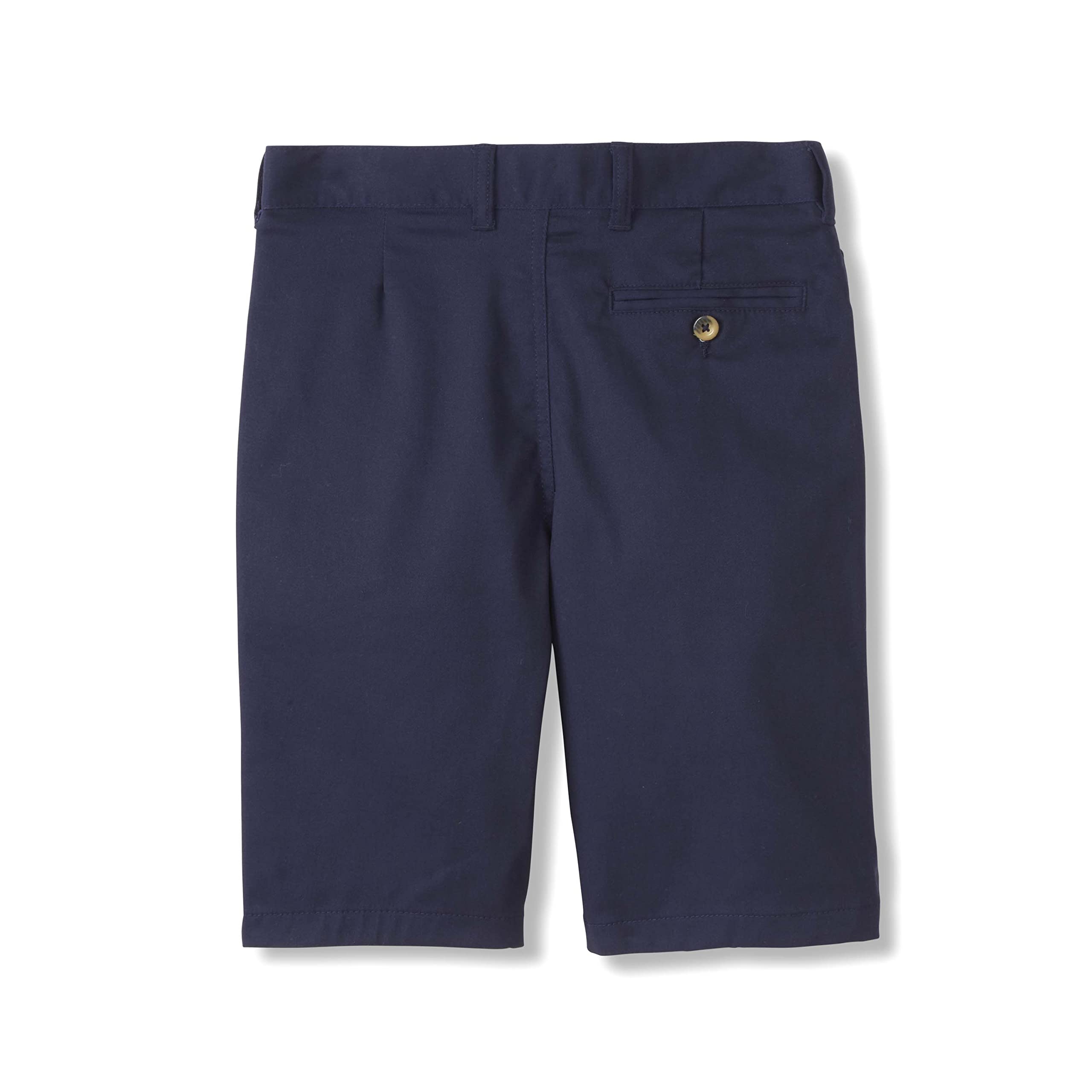 French Toast Boys' Adjustable Waist Stretch Flat Front Shorts - Standard & Husky Sizes - Comfortable School Uniform Shorts for Kids - Perfect for Classroom, Playtime & Summer Activities