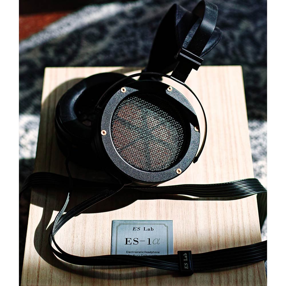 ES Lab ES 1 Alpha 90mm Open Back Electrostatic Headphones - Premium Audiophile Headphones for Studio Recording, Music Production & Critical Listening