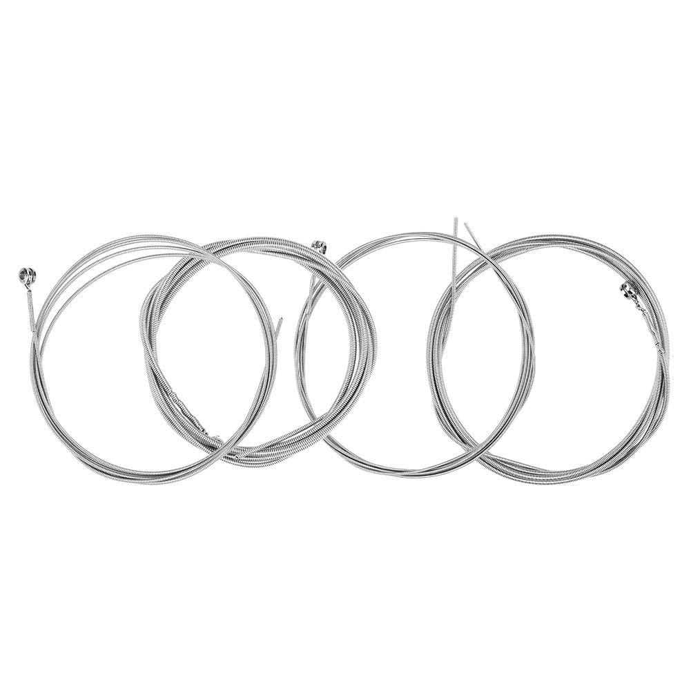 Premium 4-String Electric Bass Guitar Strings (1mm/1.4mm/2mm/2.5mm Gauges) - Durable Nickel Wound Replacement Strings for Bass Players | Perfect for Rock, Jazz & Studio Recording