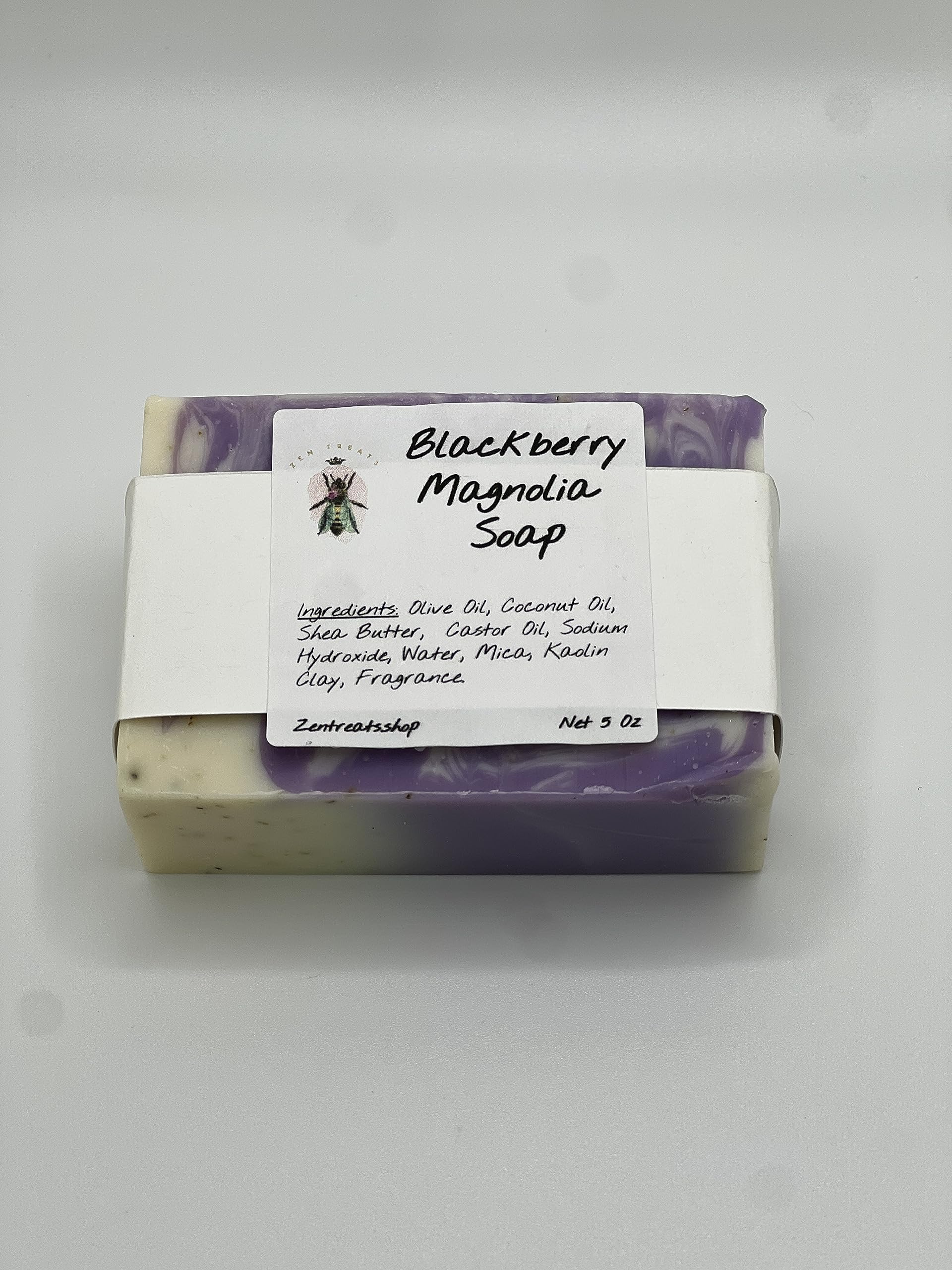 Blackberry Magnolia Handmade Soap - Natural Exfoliating & Moisturizing Bar for Sensitive Skin | Perfect for Gifts, Spa Days & Self-Care Routines