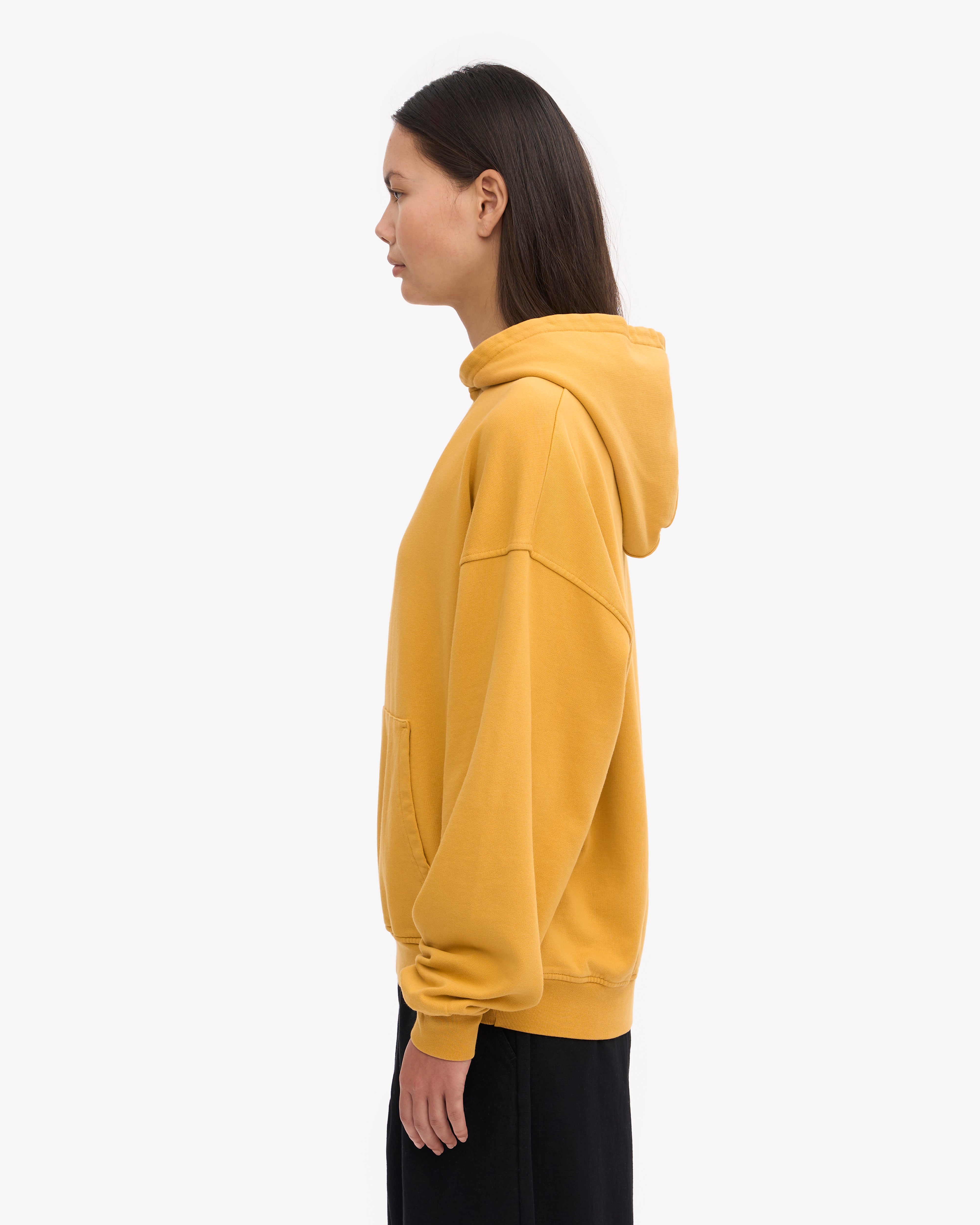 Organic Oversized Hoodie - Soft & Cozy Burned Yellow Pullover for Men & Women | Perfect for Casual Wear, Loungewear & Outdoor Activities
